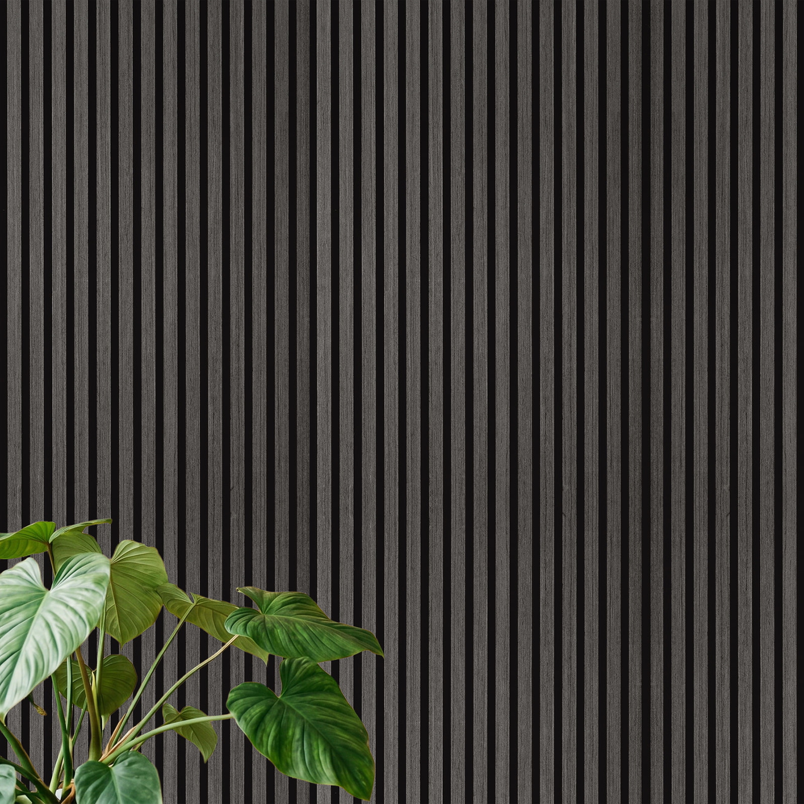 Perspektivische Ansicht - nexwall Akustikpaneel Sonus Oak Dark Perspektivische Ansicht - nexwall NXW-41018-003