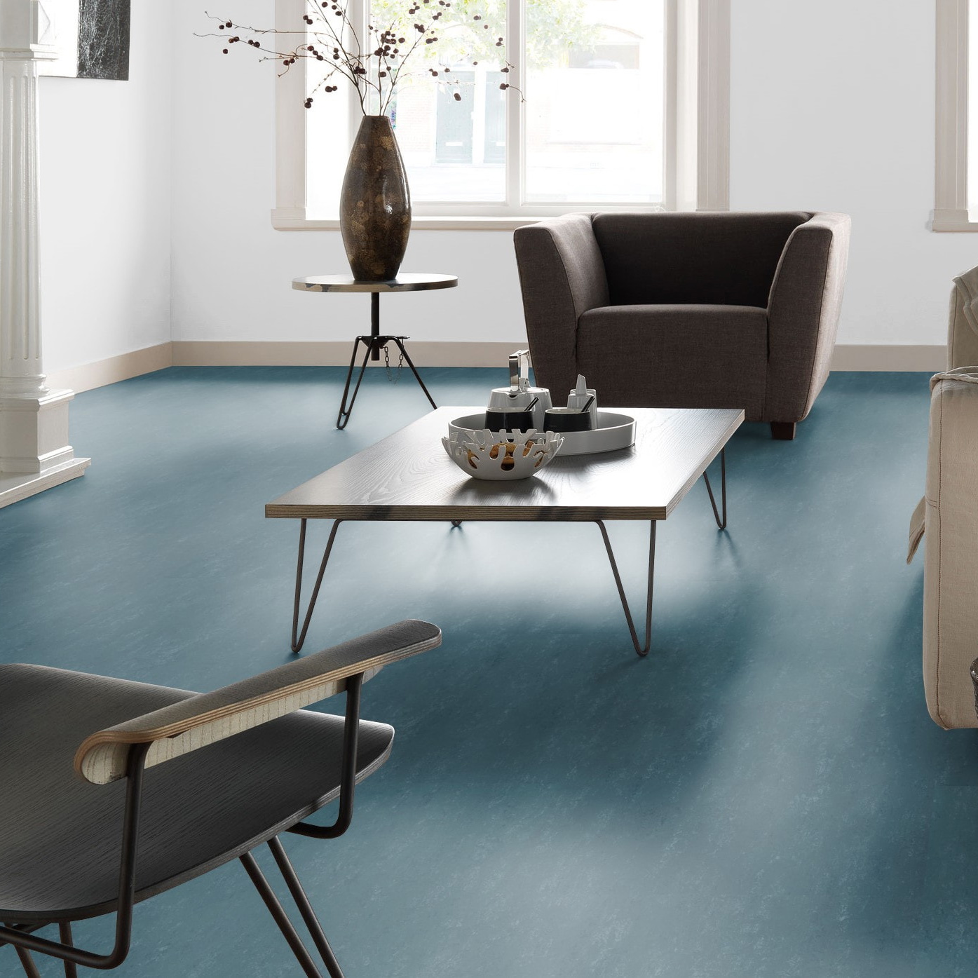 Milieubild Altbau-Wohnzimmer mit Kamin - Forbo Flooring 255282
