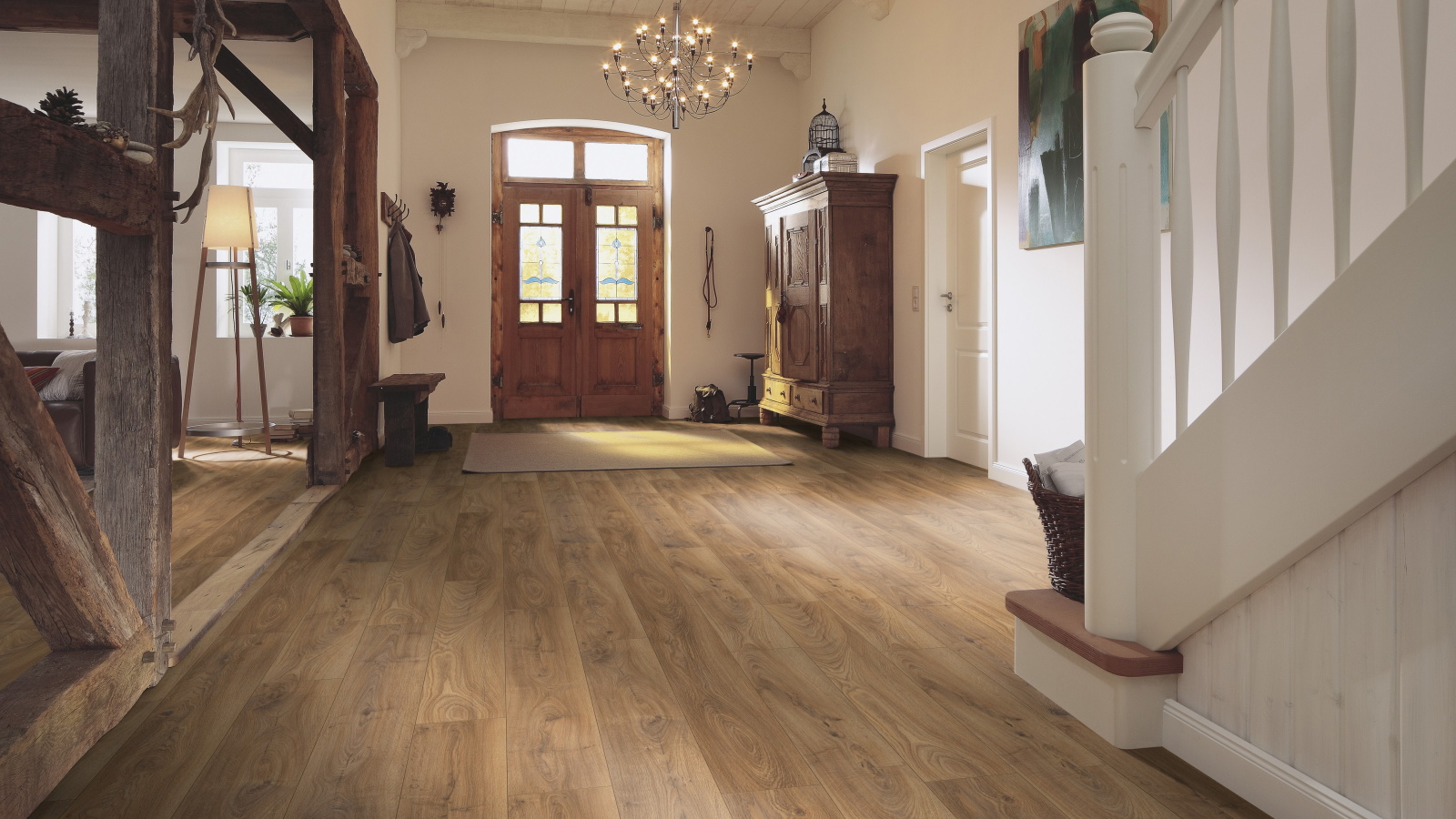 Milieubild Eingangsbereich mit Flur im Landhaus-Stil - Meister 600017-1288198-07013
