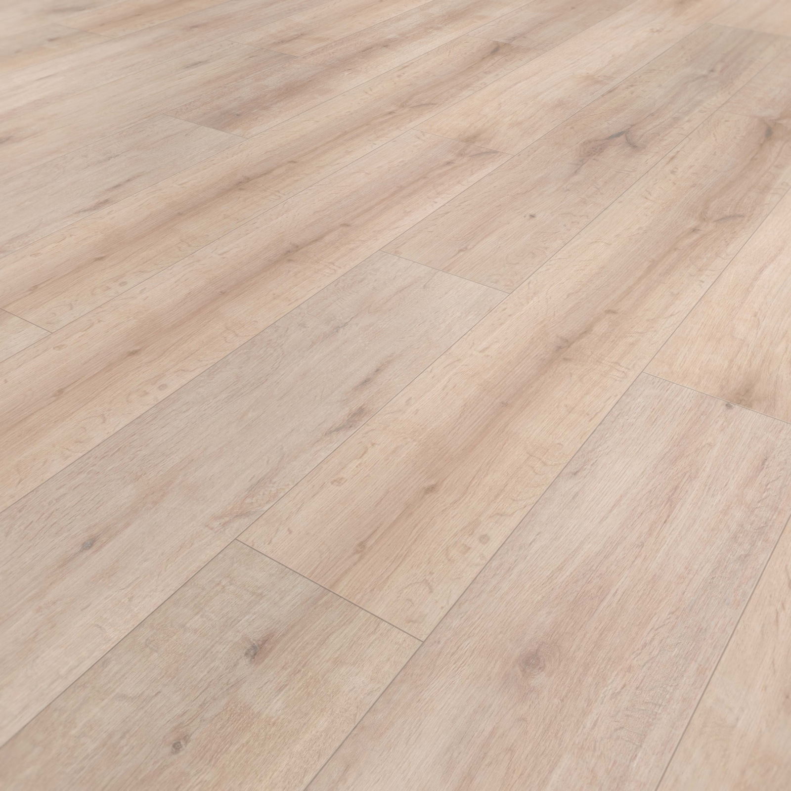 Perspektivische Ansicht - wineo HDF Klick-Bioboden PURLINE wineo 1000 wood XL Rustic Oak Taupe Perspektivische Ansicht - wineo MLP313R