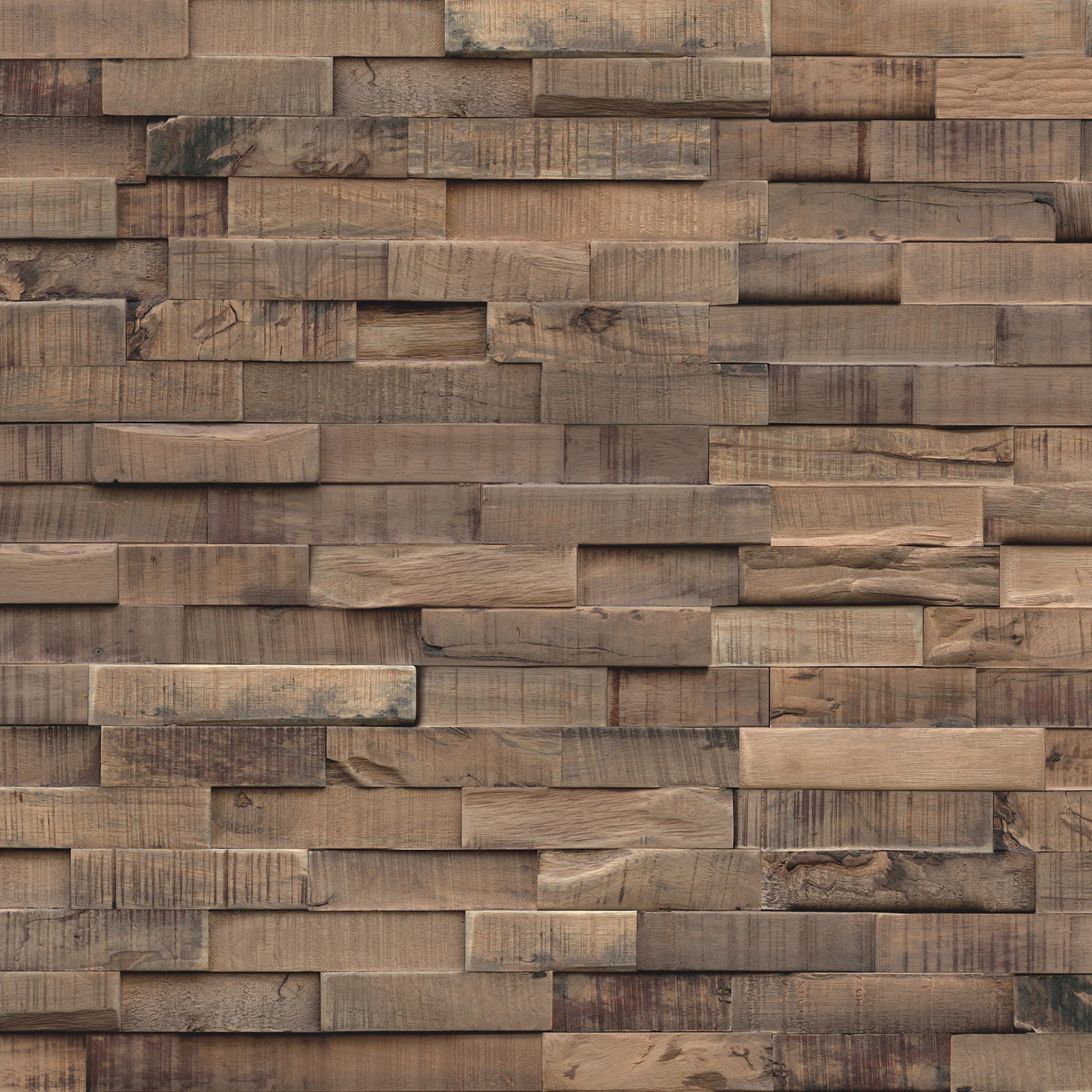 Detail Ansicht - nexwall nature Echholz-Wandverkleidung Rimba Narrow Weathered Rock Detail Ansicht - nexwall nature NXWN-46018-003