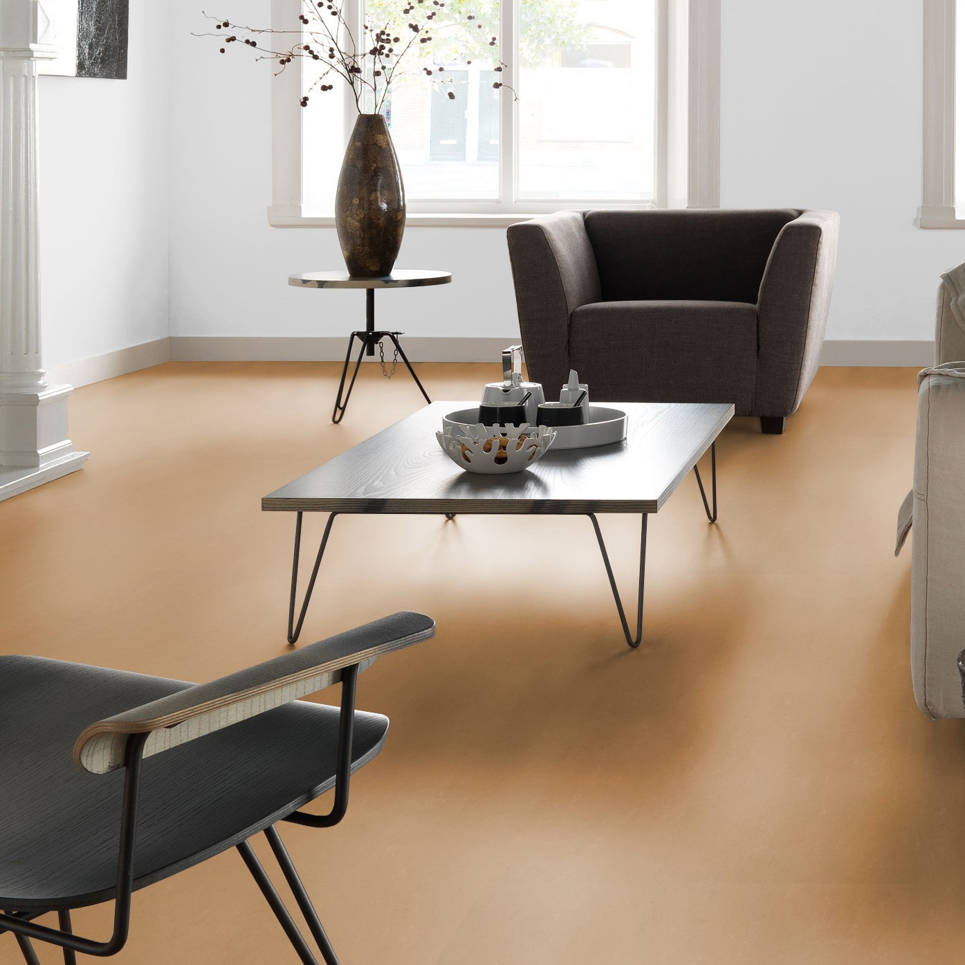 Milieubild Altbau-Wohnzimmer mit Kamin - Forbo Flooring 255331