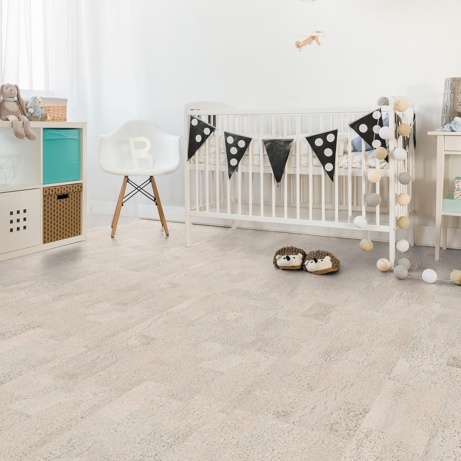 Milieubild Kinderzimmer mit weißer Krippe - Wicanders 80001650