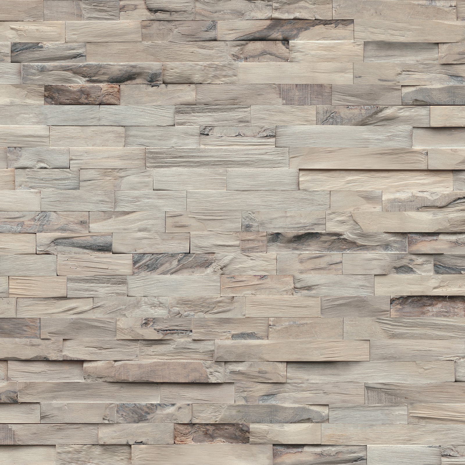 Detail Ansicht - nexwall nature Echholz-Wandverkleidung Rimba Coastal Washed Blonde Detail Ansicht - nexwall nature NXWN-45020-003