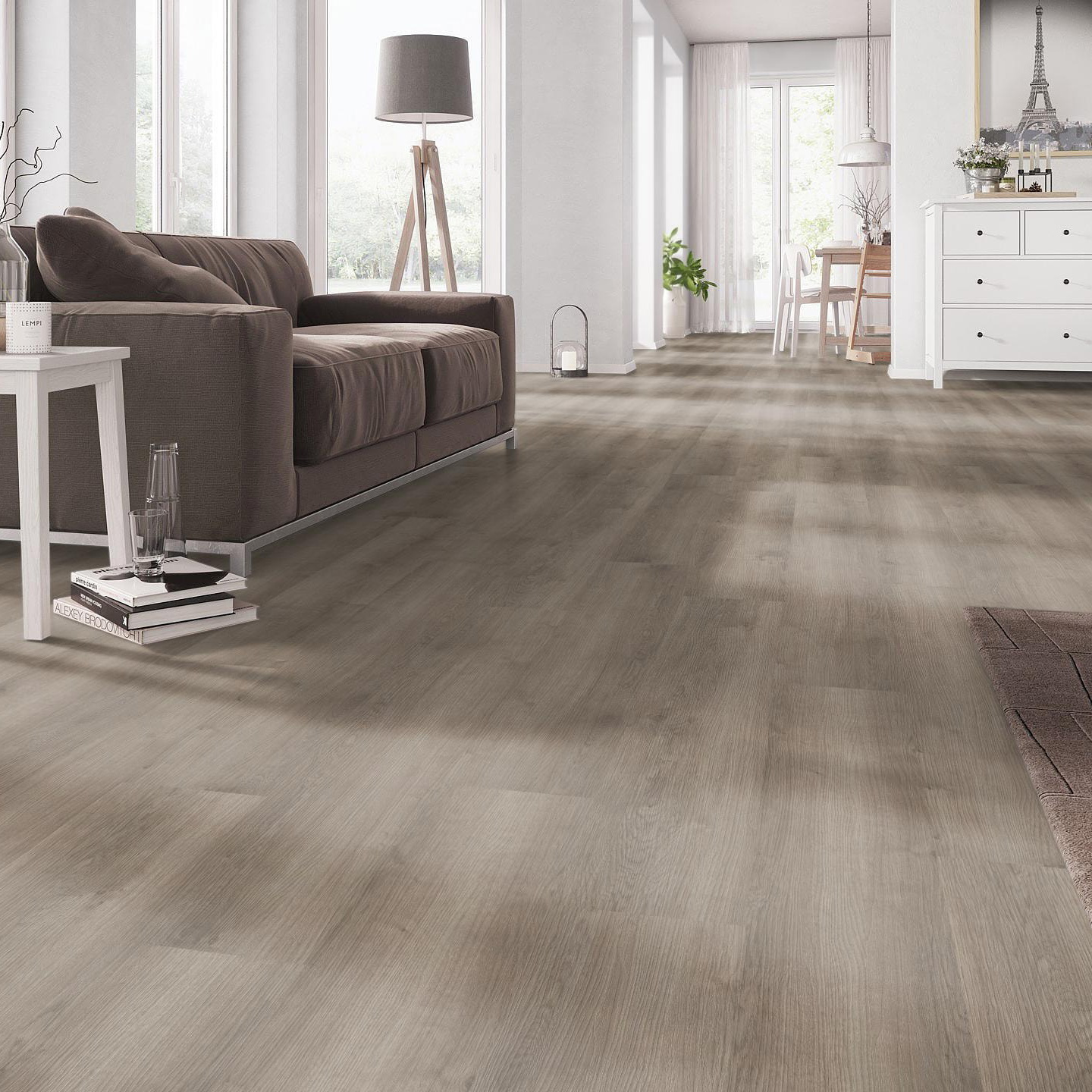 Milieubild Wohnzimmer mit Couch - nexflor NXF-50030-001