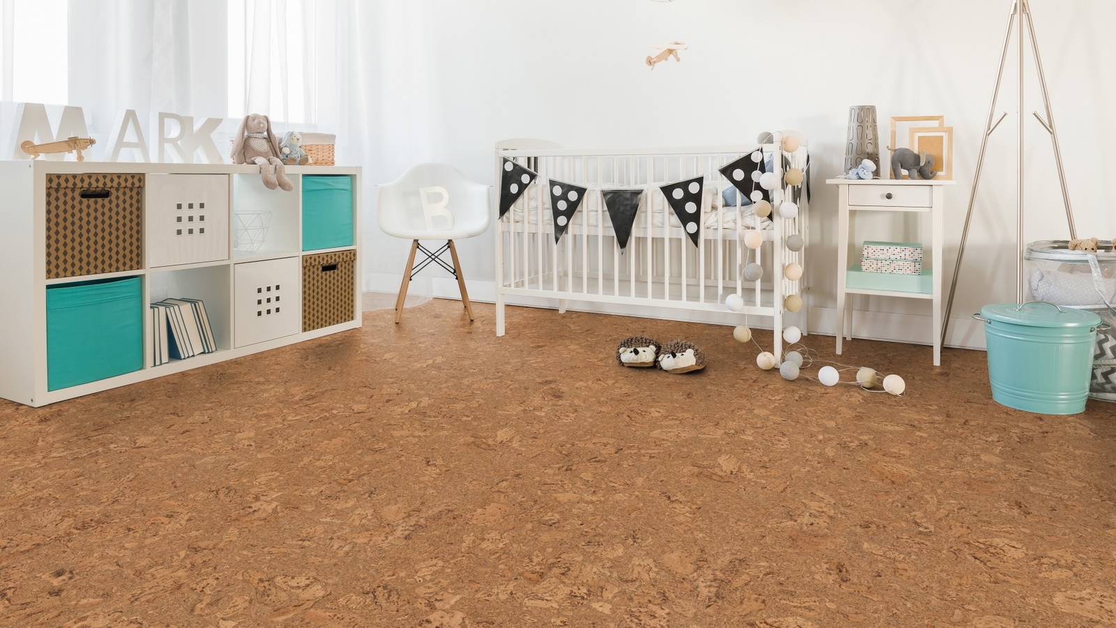 Milieubild Kinderzimmer mit weißer Krippe - Wicanders 80002244