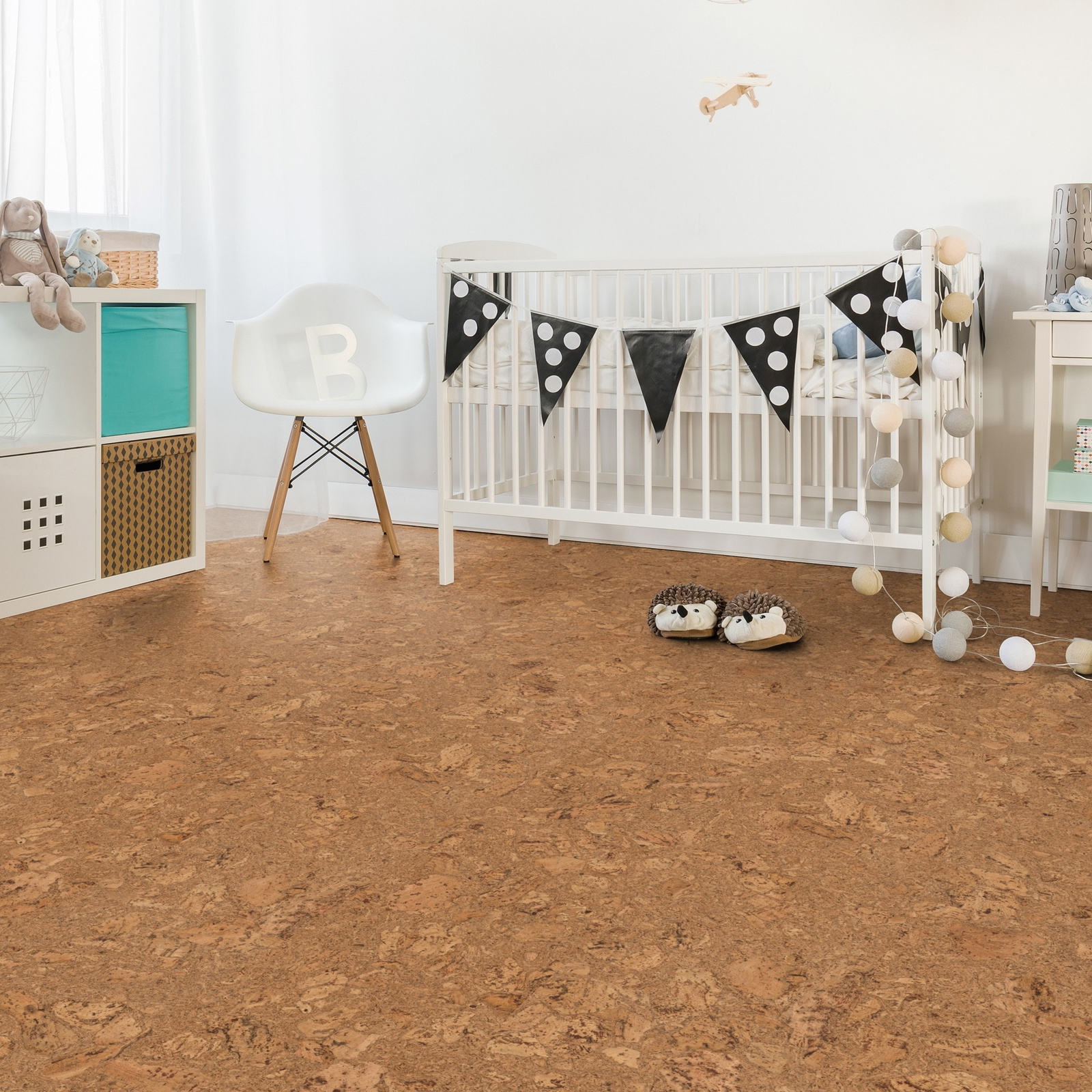 Milieubild Kinderzimmer mit weißer Krippe - Wicanders 80002244