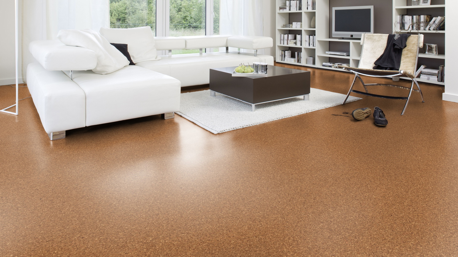 Milieubild Modernes Wohnzimmer mit Wohnlandschaft - Wicanders 80002234
