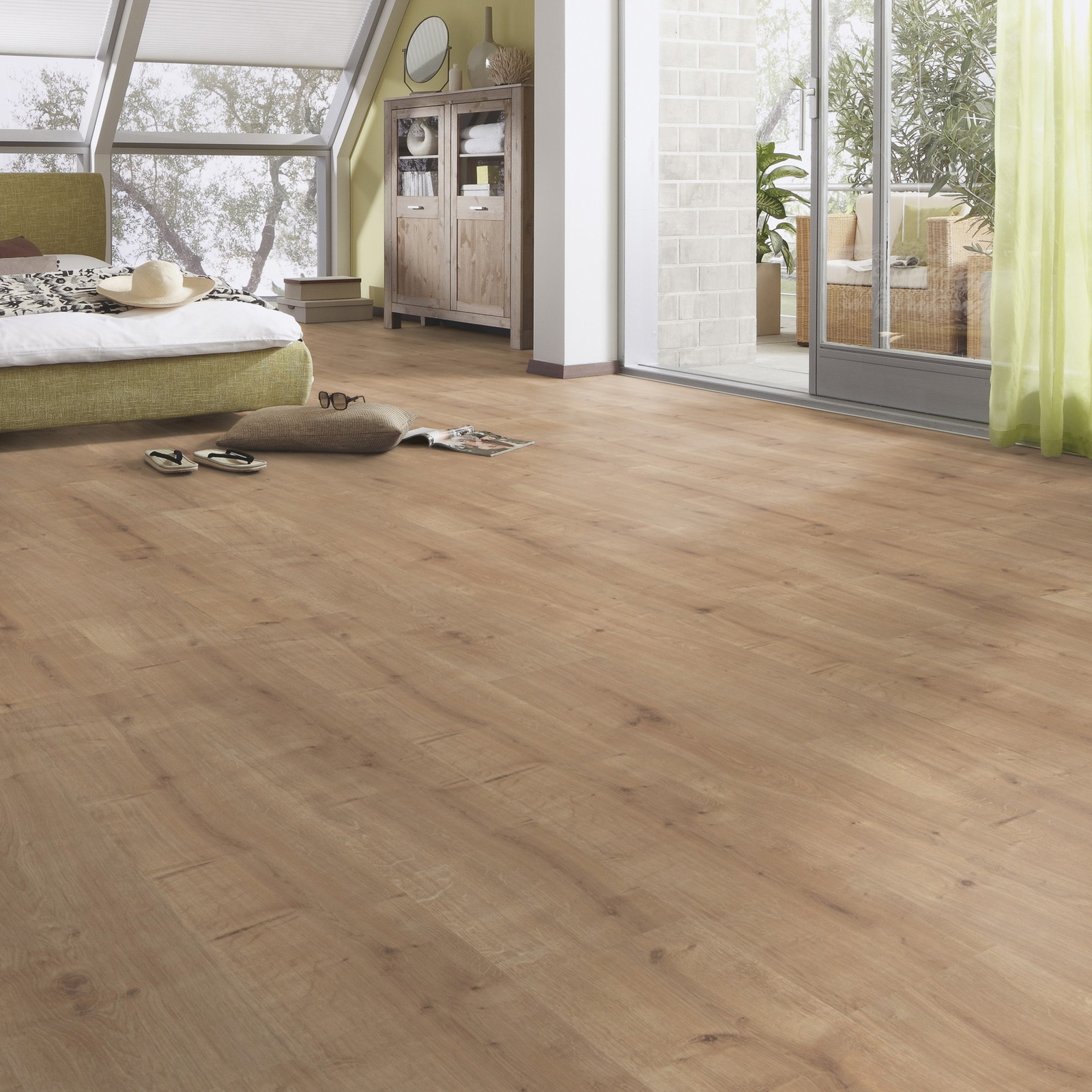 Milieubild Schlafzimmer im modernen Dachgeschoss - MEISTER 600012-1288198-06396
