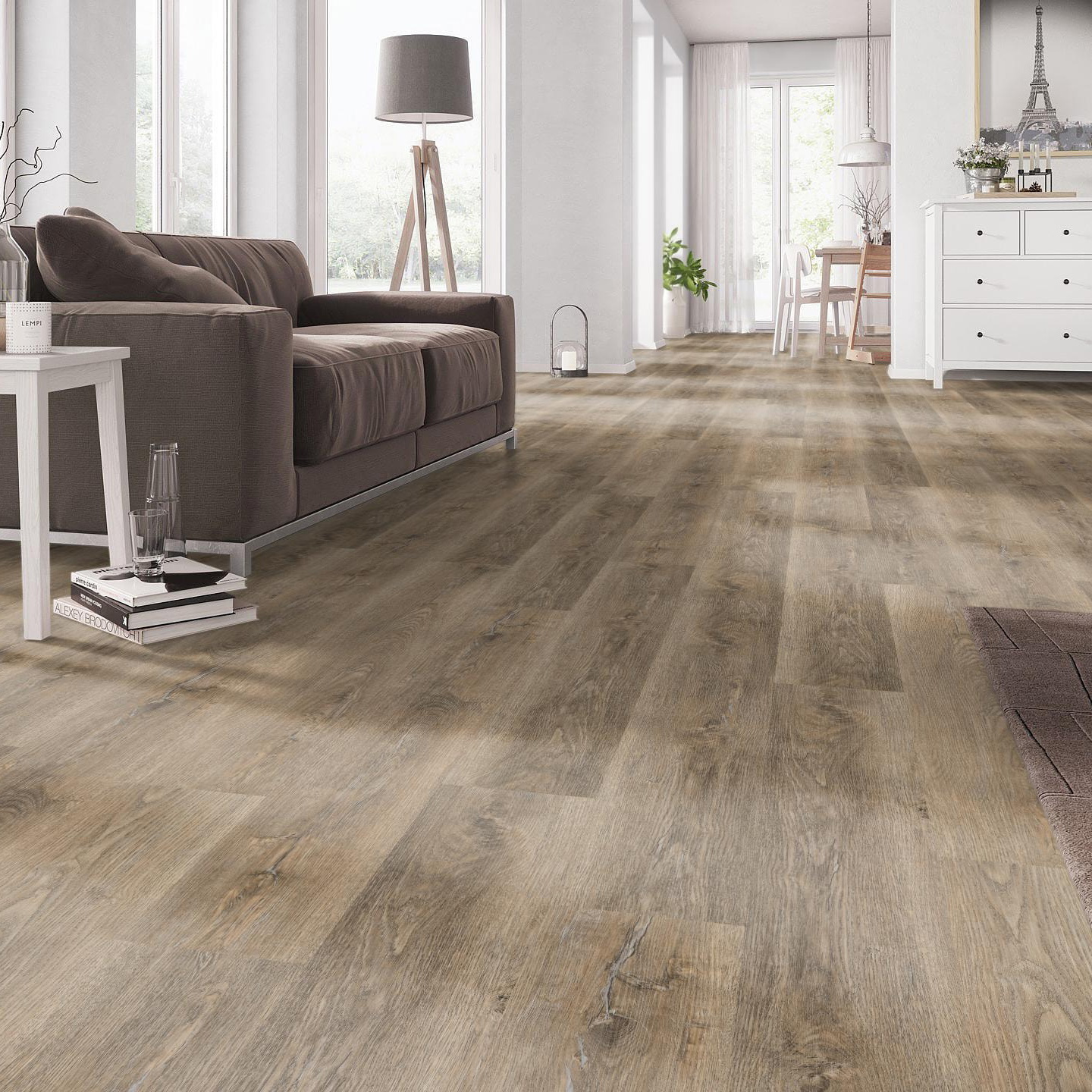 Milieubild Wohnzimmer mit Couch - nexflor NXF-50030-003