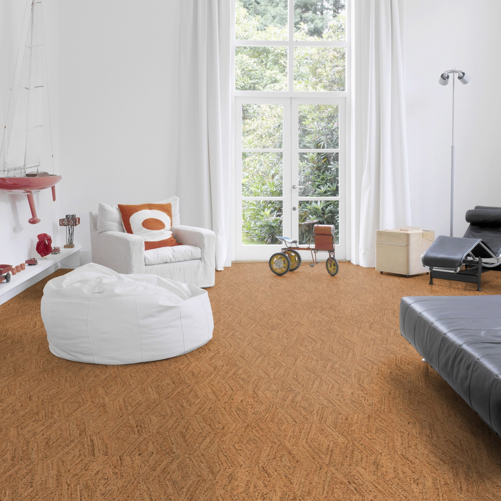 Milieubild Altbau-Wohnzimmer mit Kamin - Wicanders 80001300