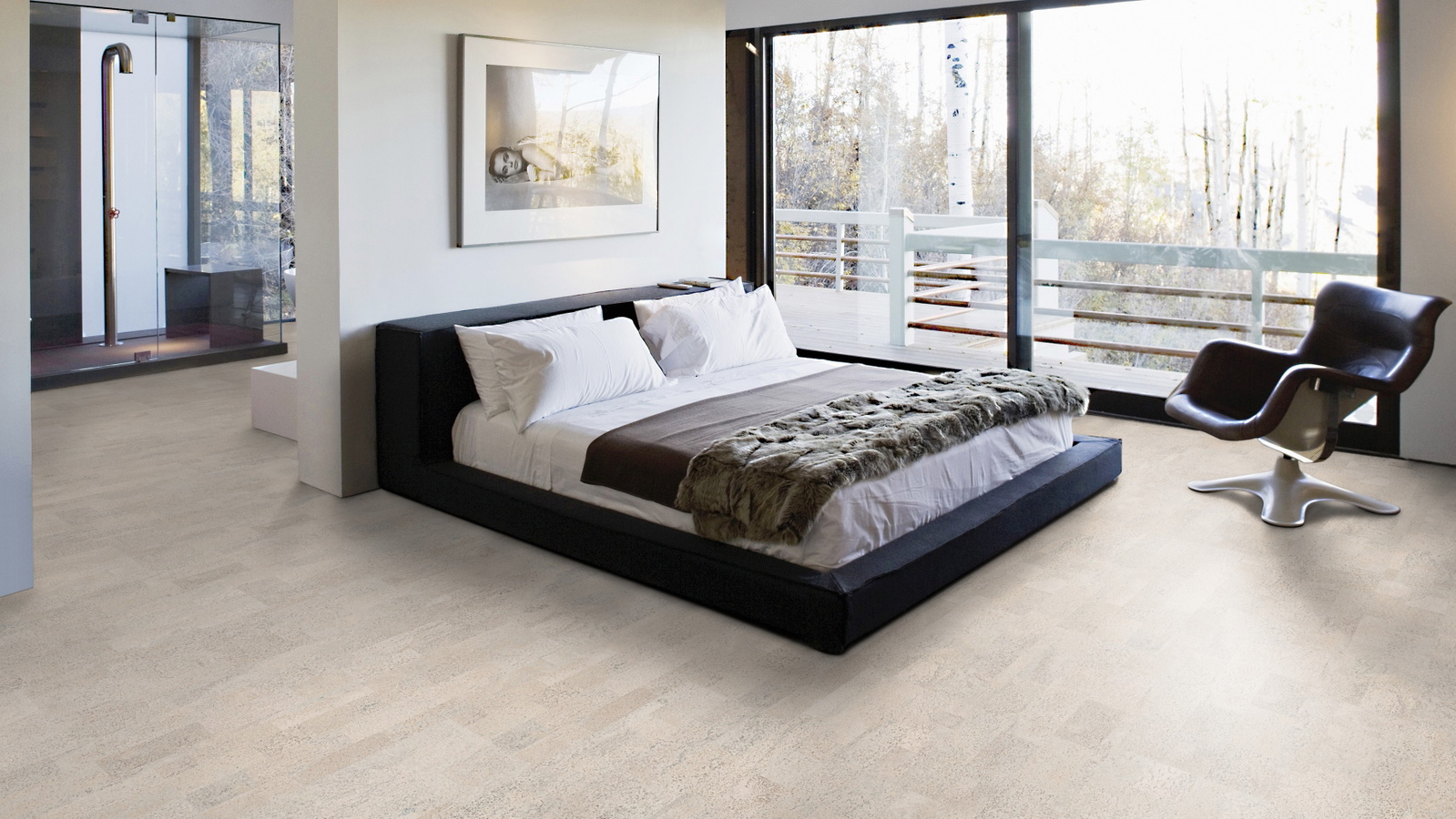 Milieubild Schlafzimmer mit Balkon - Wicanders 80001650
