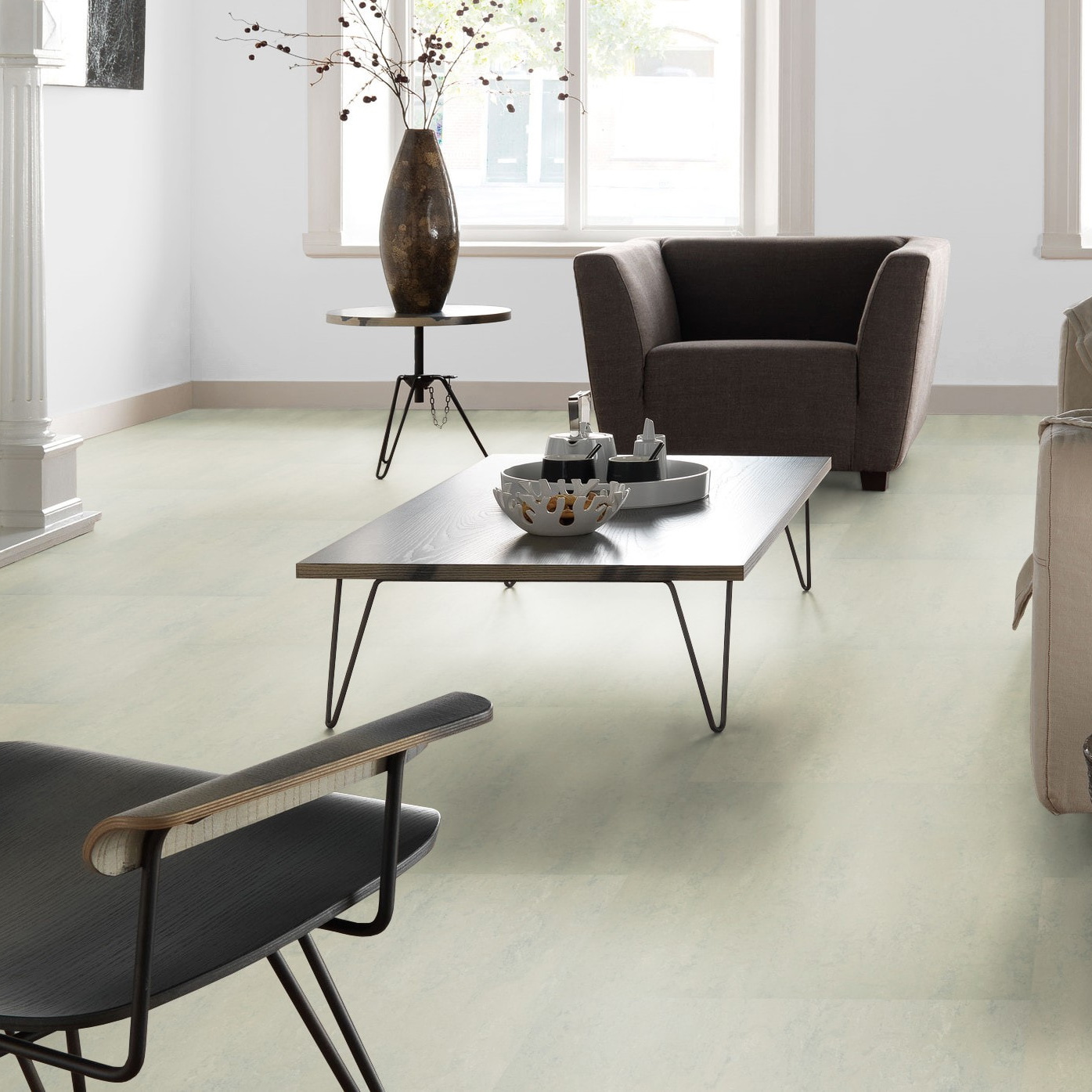 Milieubild Altbau-Wohnzimmer mit Kamin - Forbo Flooring 255290