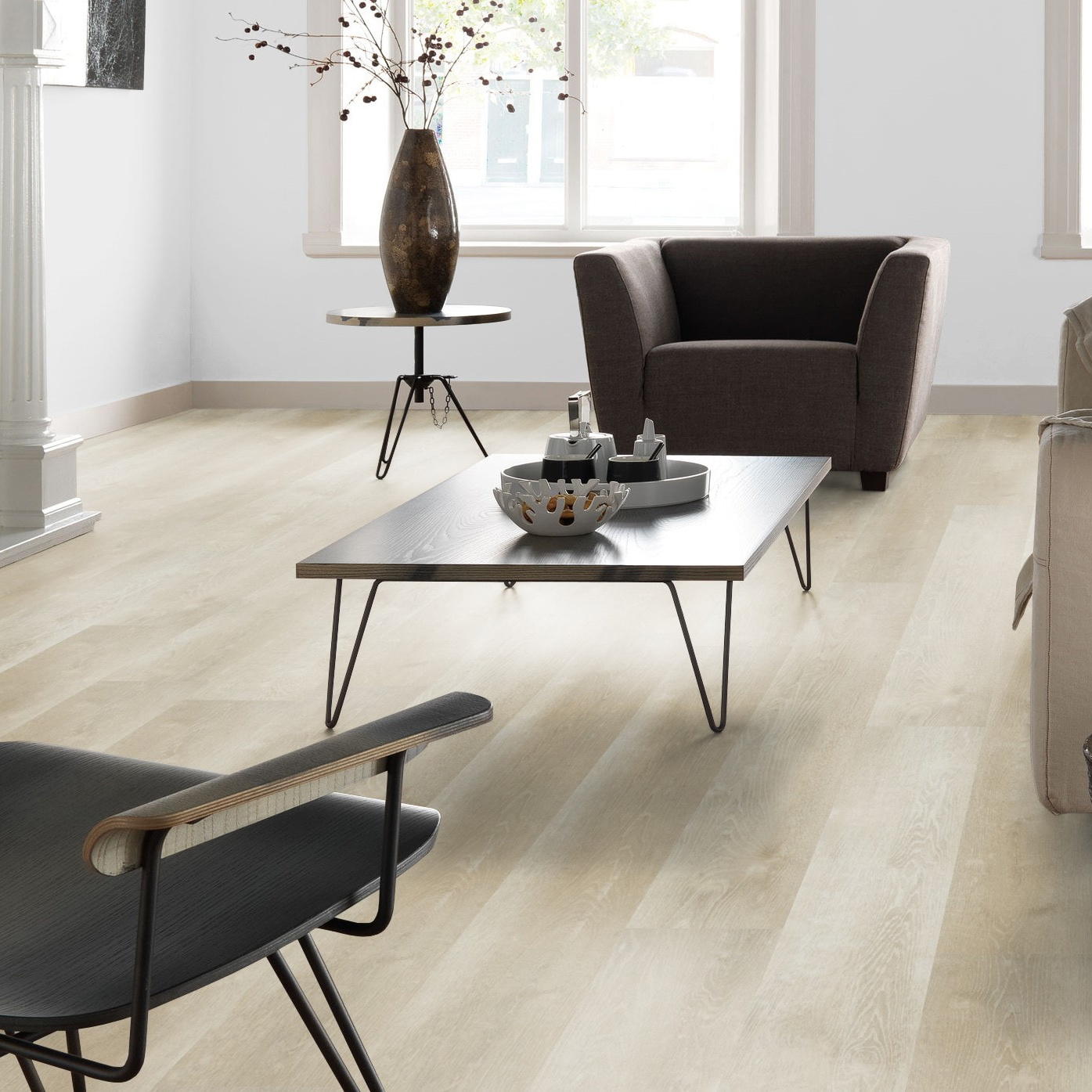 Milieubild Altbau-Wohnzimmer mit Kamin - Forbo Flooring 217630