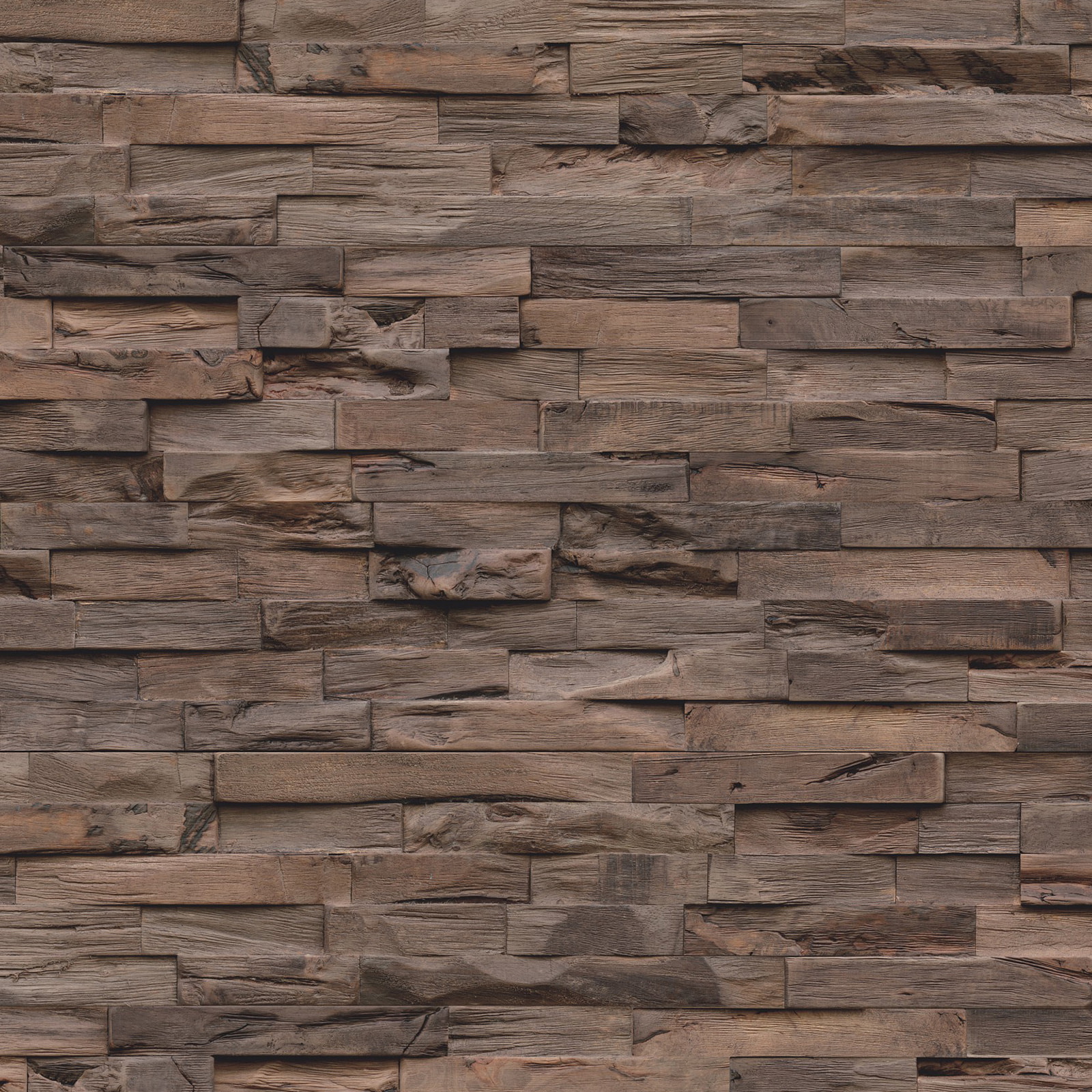Detail Ansicht - nexwall nature Echholz-Wandverkleidung Rimba Coastal Mocca Detail Ansicht - nexwall nature NXWN-45020-004