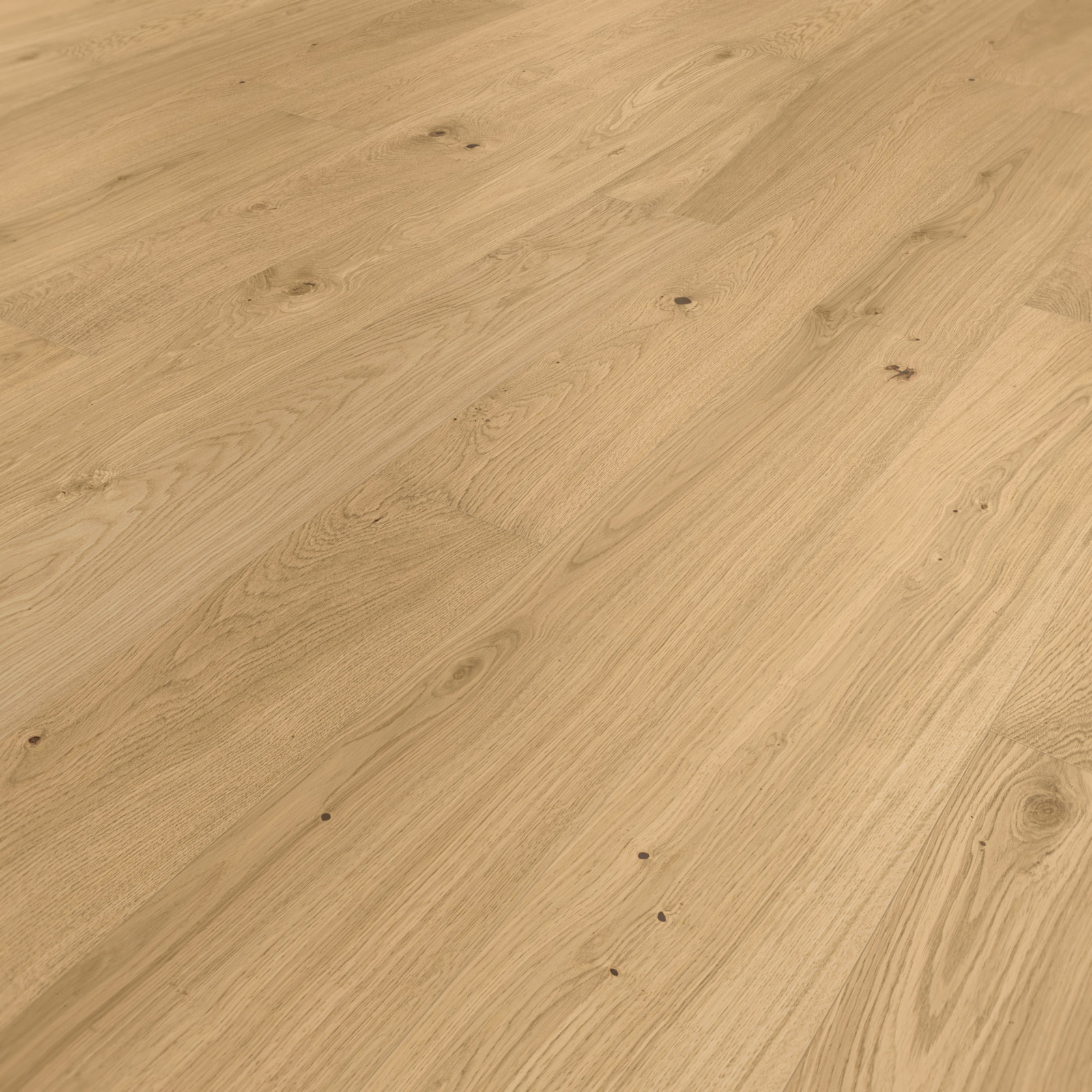 Perspektivische Ansicht - MEISTER Furnierboden HD 100 Natureflex Eiche lebhaft creme Perspektivische Ansicht - MEISTER 500139-2200210-20015