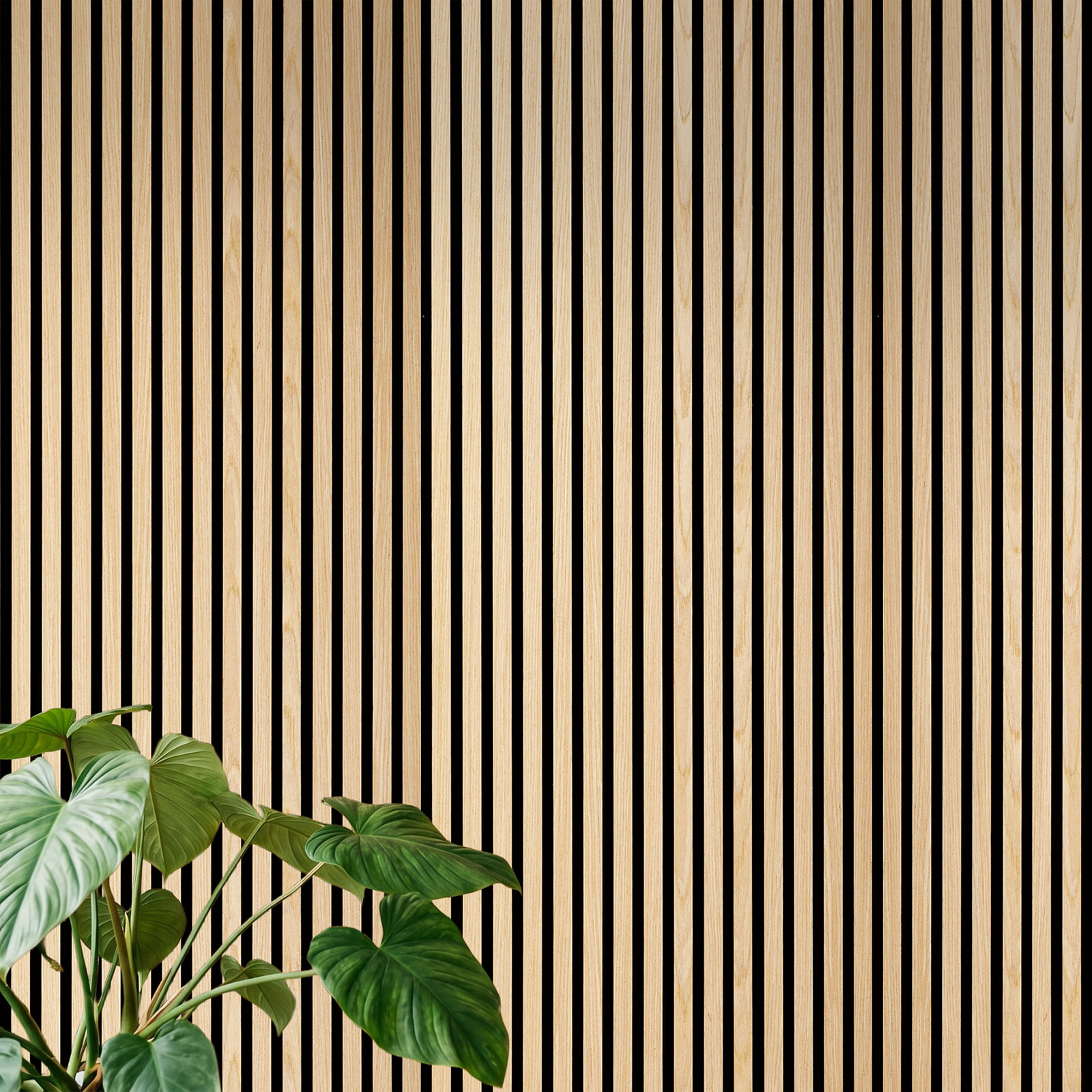 Perspektivische Ansicht - nexwall Akustikpaneel Sonus Oak Light Perspektivische Ansicht - nexwall NXW-41018-001