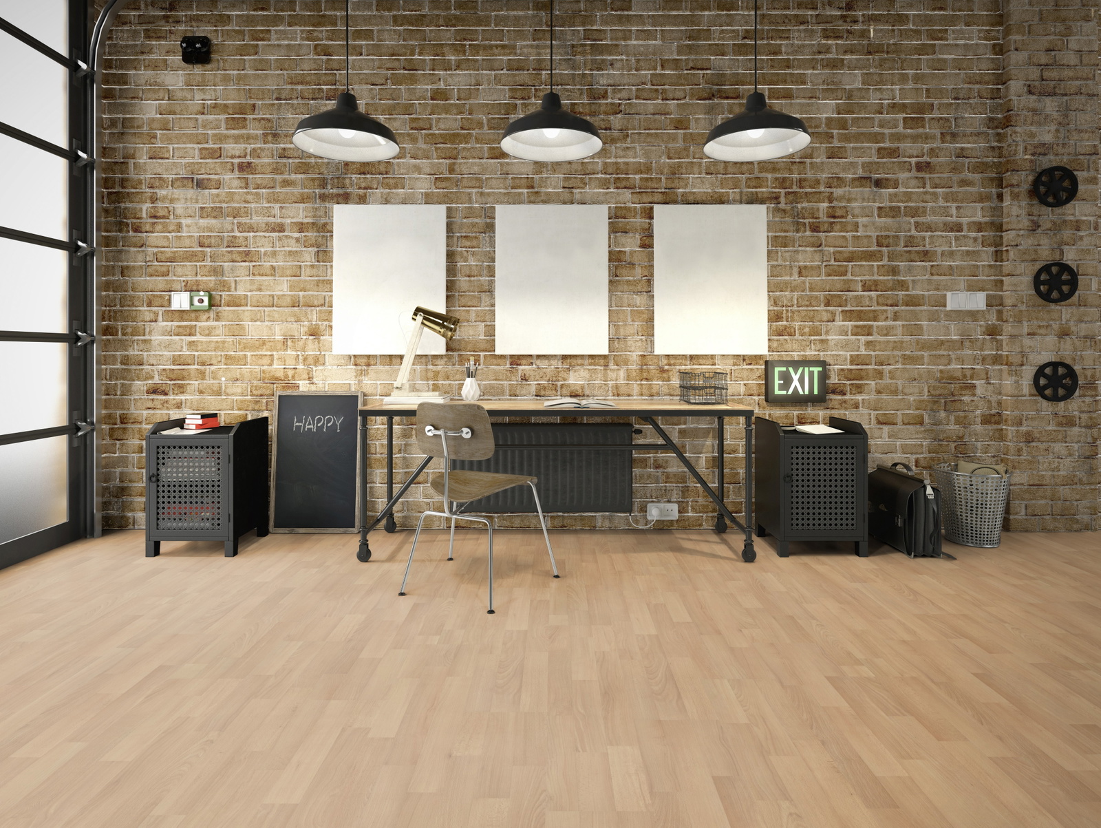 Milieubild Industrielles Wohnzimmer mit Arbeitsbereich - Friends by ter Hürne 1188020019