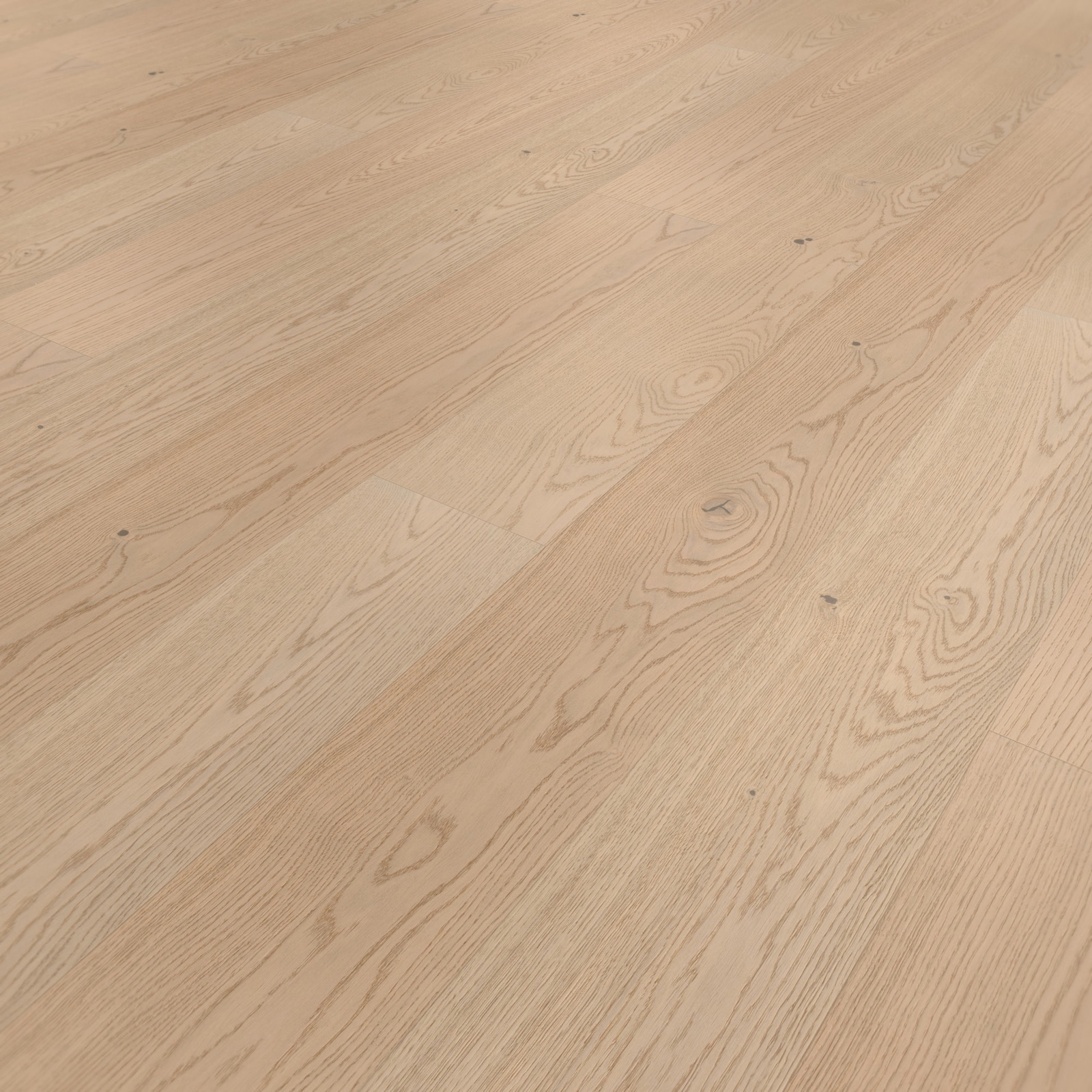 Perspektivische Ansicht - MEISTER Furnierboden HD 100 Natureflex Eiche lebhaft cremeweiß Perspektivische Ansicht - MEISTER 500139-2200210-20014