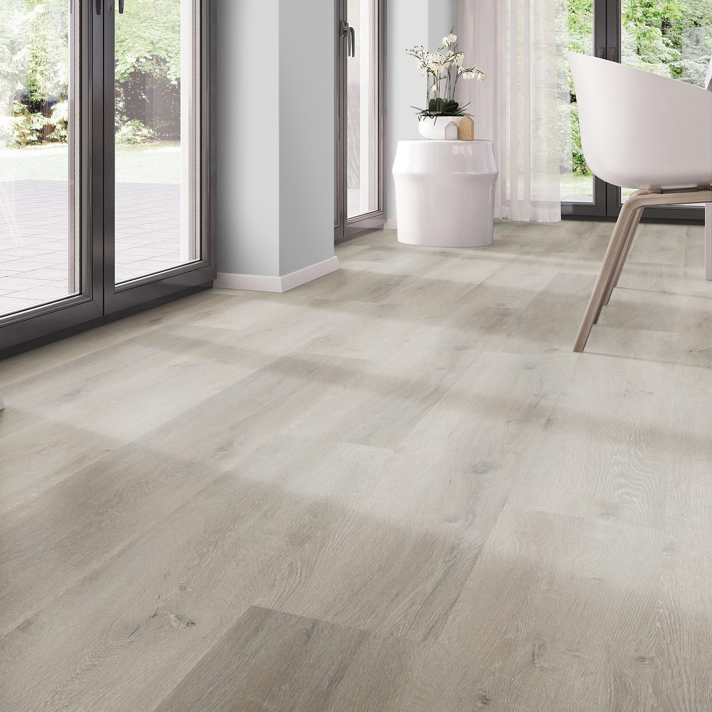 Milieubild Modernes Esszimmer - bodentiefe Perspektive - nexflor NXF-20030-004