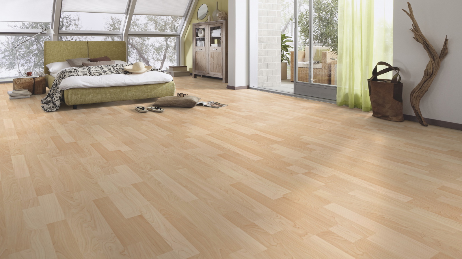 Milieubild Schlafzimmer im modernen Dachgeschoss - MEISTER 600012-1288198-00202