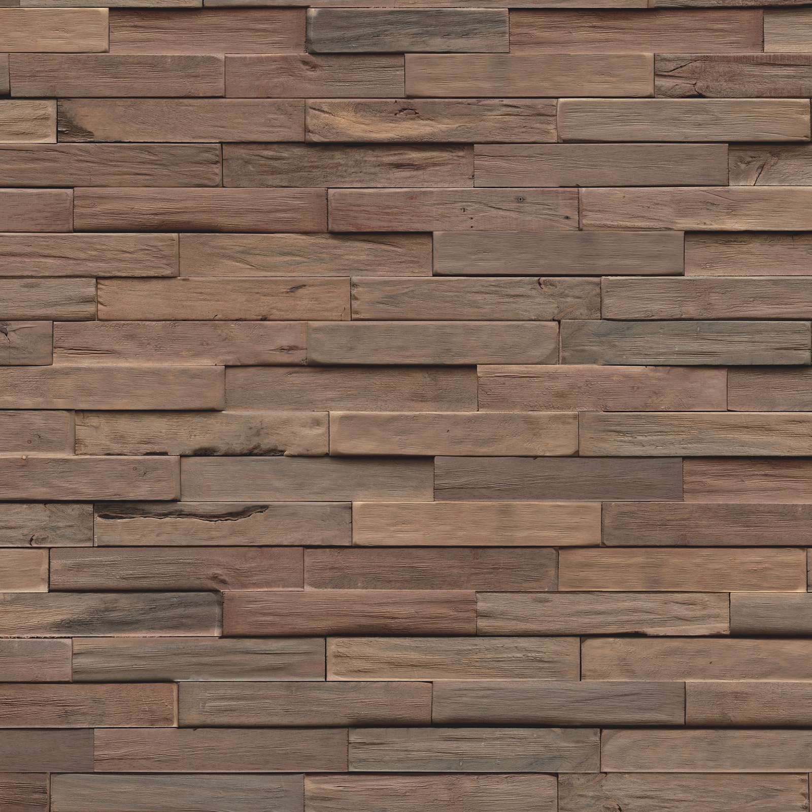 Detail Ansicht - nexwall nature Echholz-Wandverkleidung Rimba Tidal Jimbaran Detail Ansicht - nexwall nature NXWN-47020-001