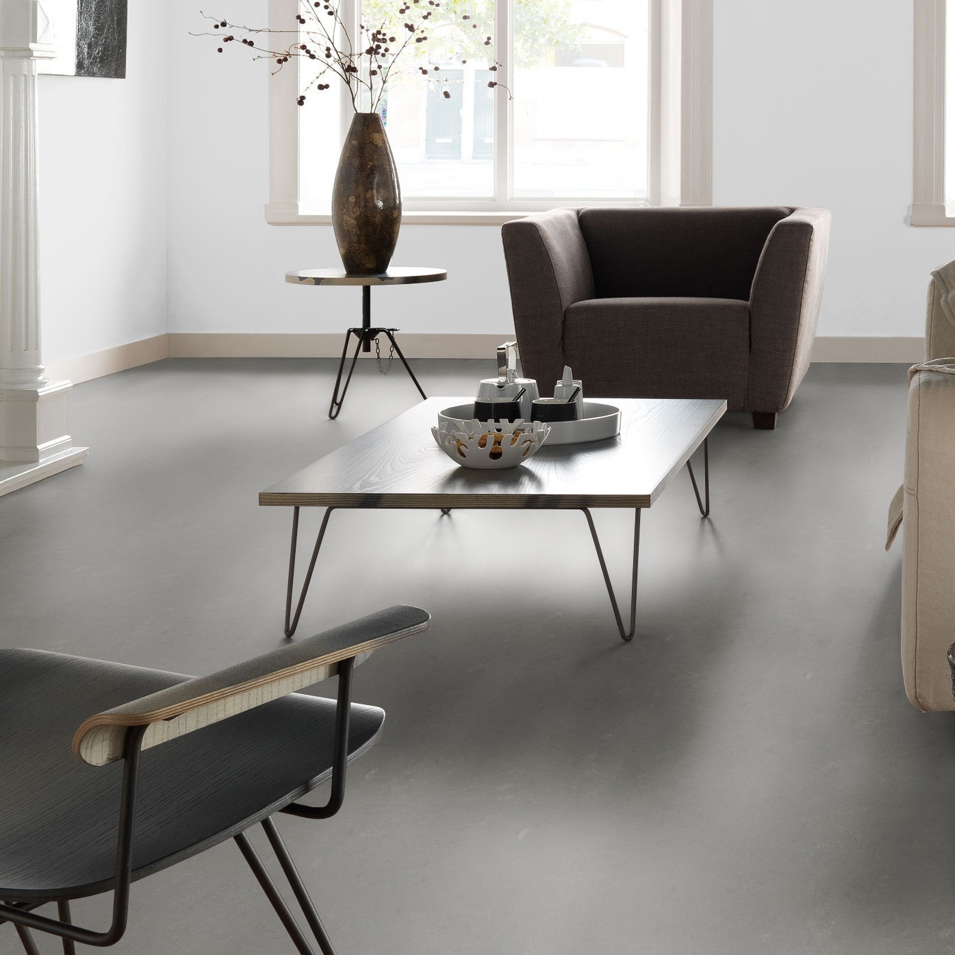 Milieubild Altbau-Wohnzimmer mit Kamin - Forbo Flooring 176477