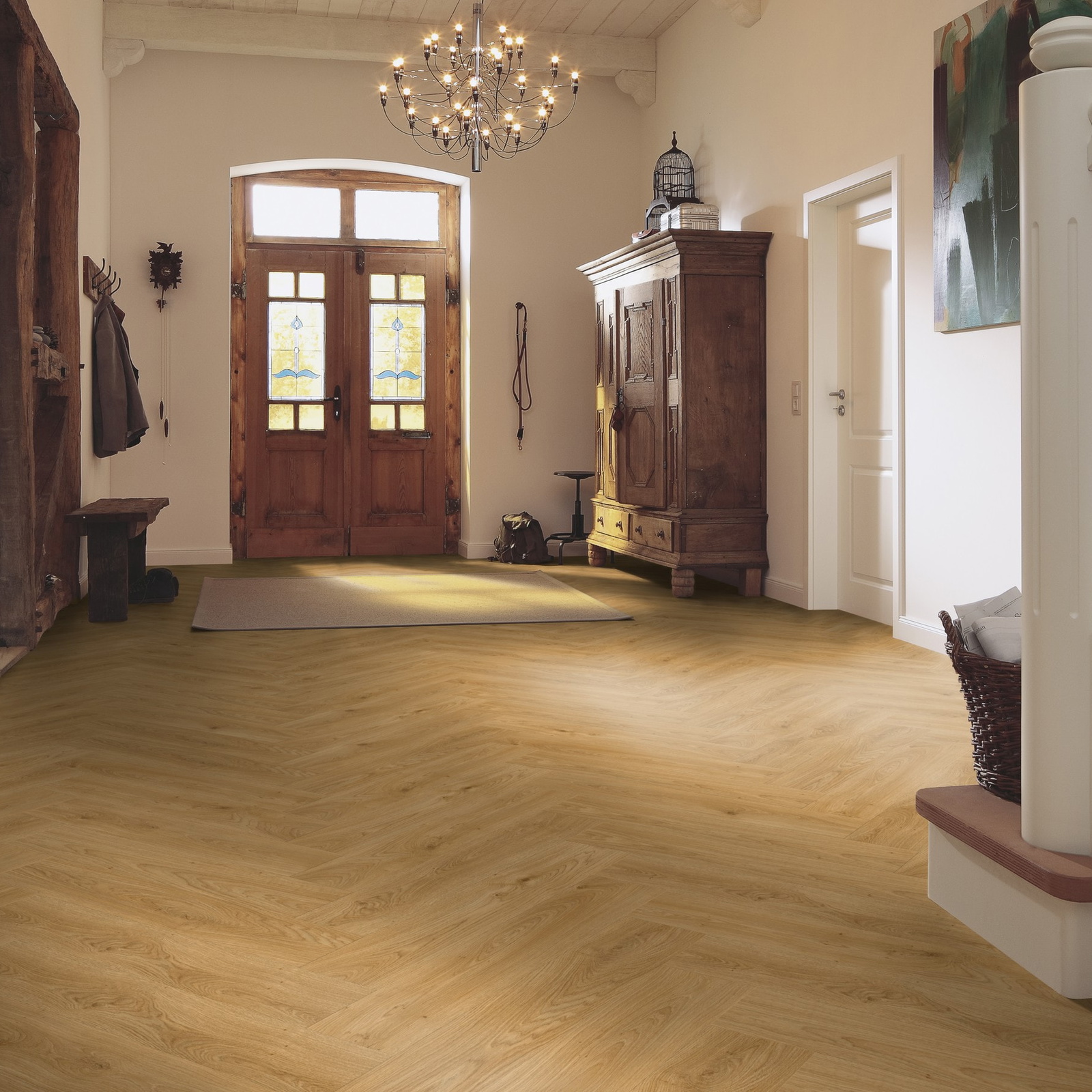 Milieubild Eingangsbereich mit Flur im Landhaus-Stil - MEISTER 600001-0840168-07127
