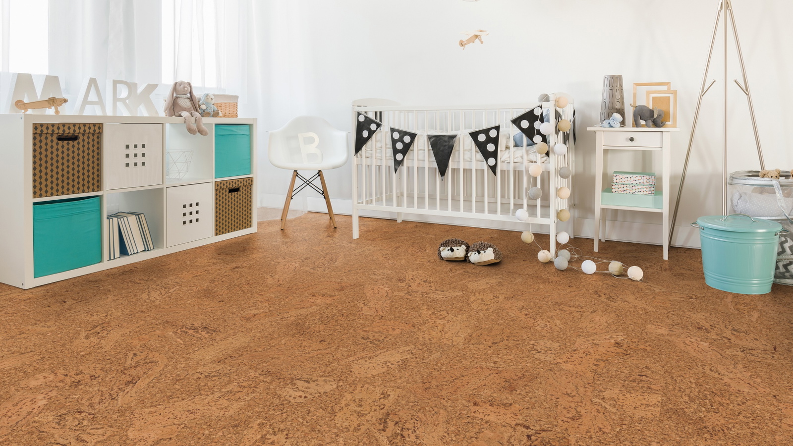 Milieubild Kinderzimmer mit weißer Krippe - Wicanders 80002243