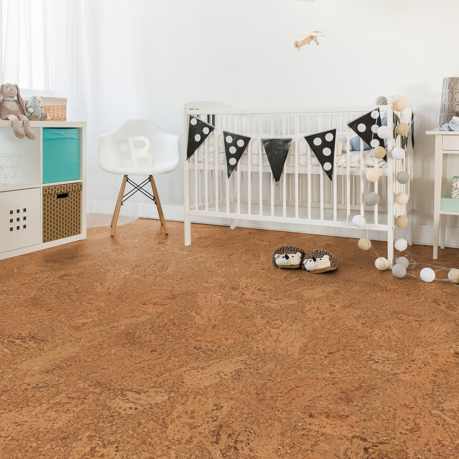 Milieubild Kinderzimmer mit weißer Krippe - Wicanders 80002243