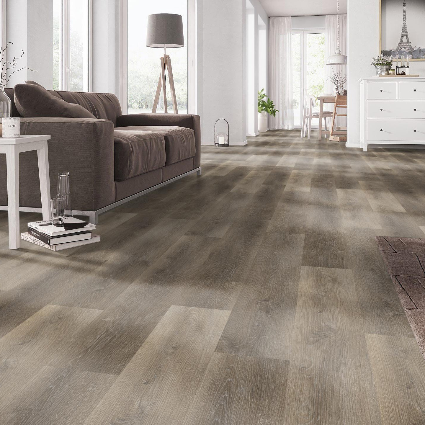 Milieubild Wohnzimmer mit Couch - nexflor NXF-50030-010