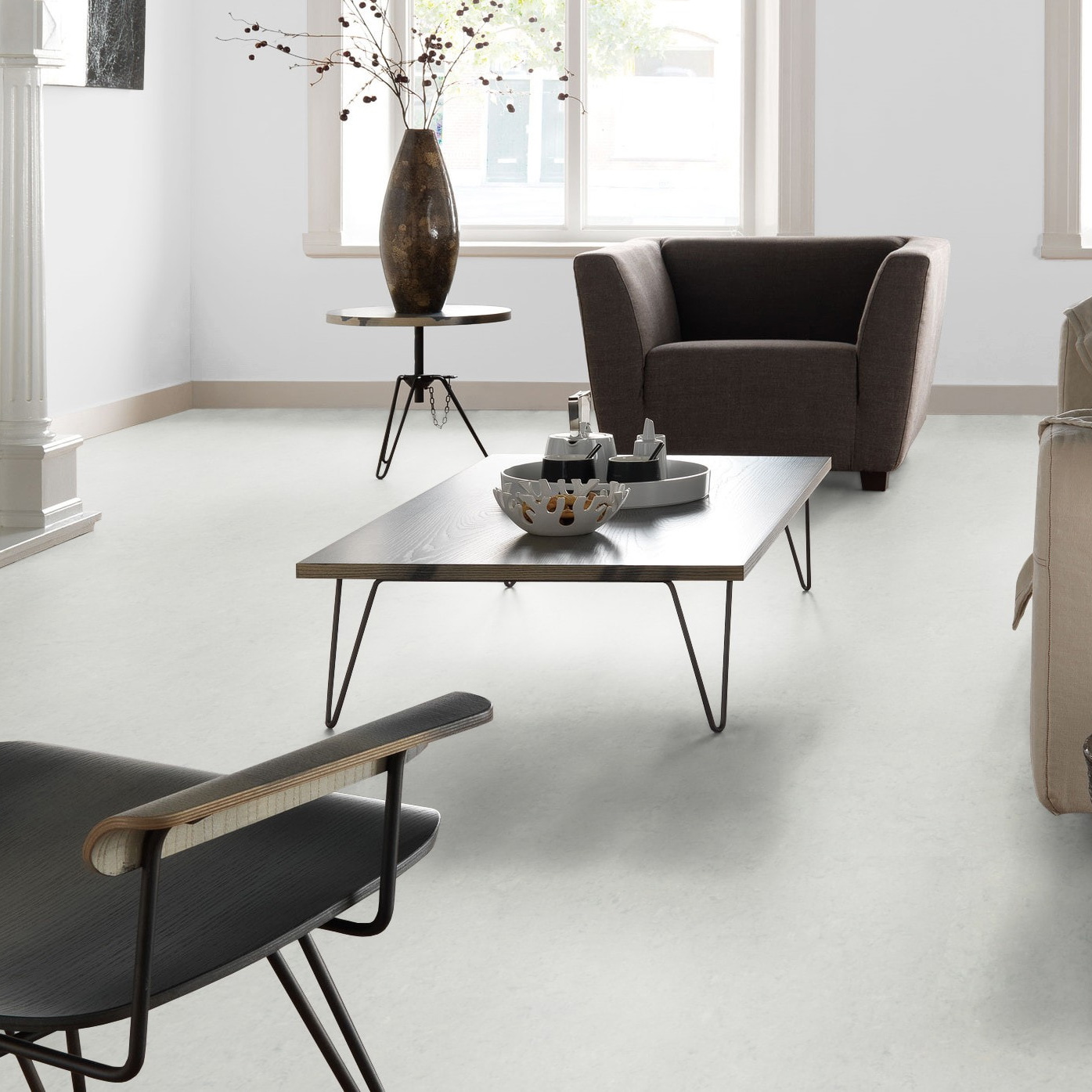 Milieubild Altbau-Wohnzimmer mit Kamin - Forbo Flooring 176494