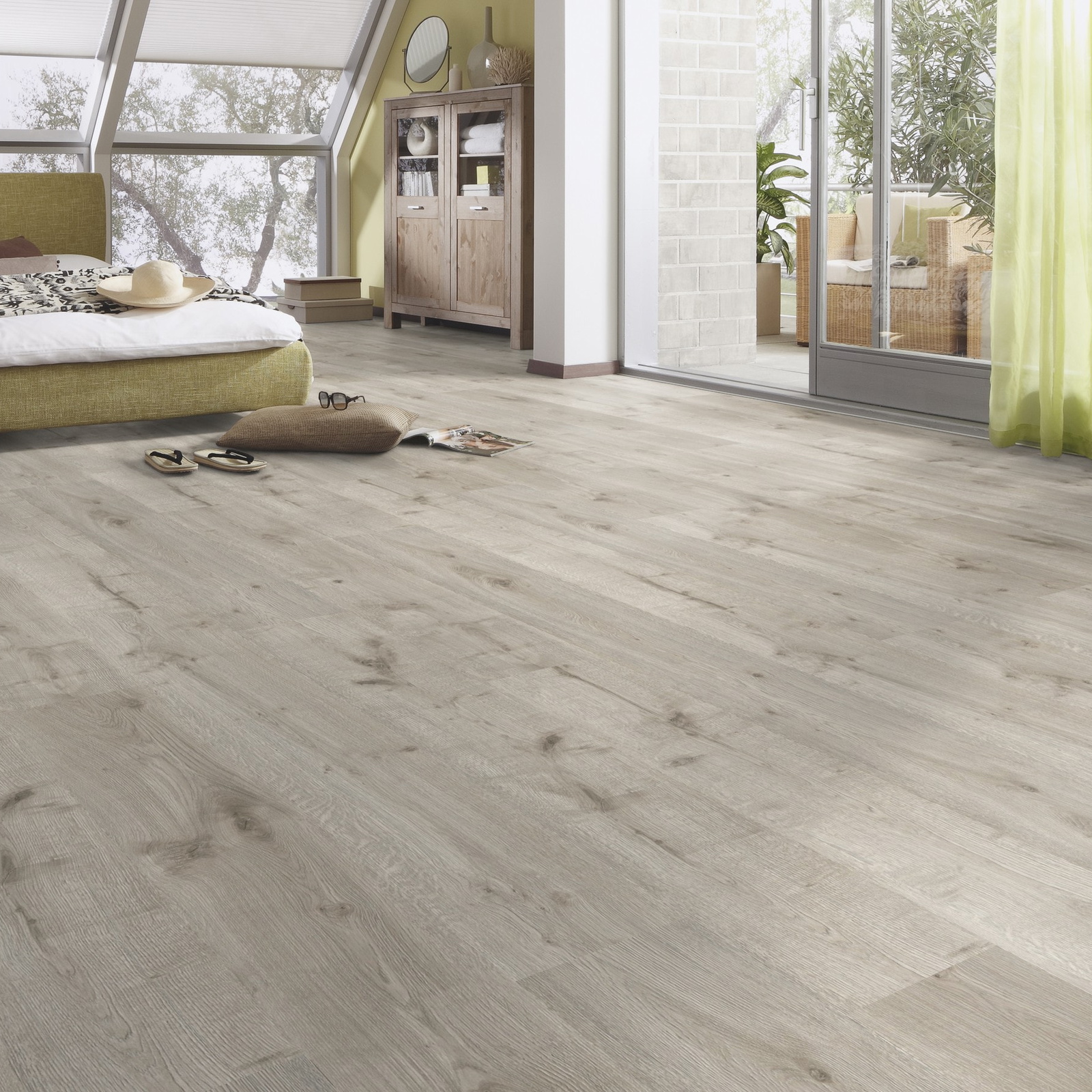 Milieubild Schlafzimmer im modernen Dachgeschoss - MEISTER 600012-1288198-06670