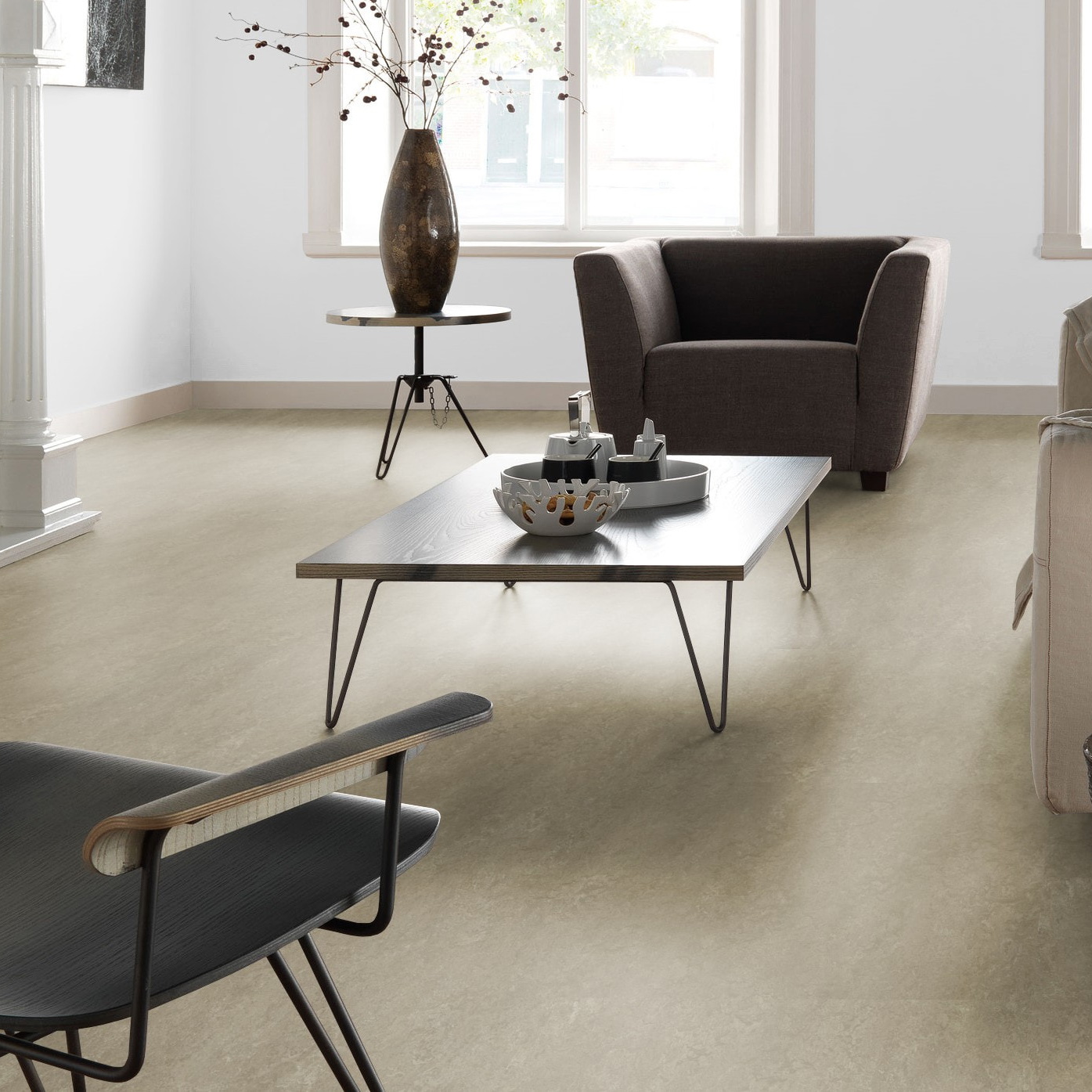 Milieubild Altbau-Wohnzimmer mit Kamin - Forbo Flooring 255284