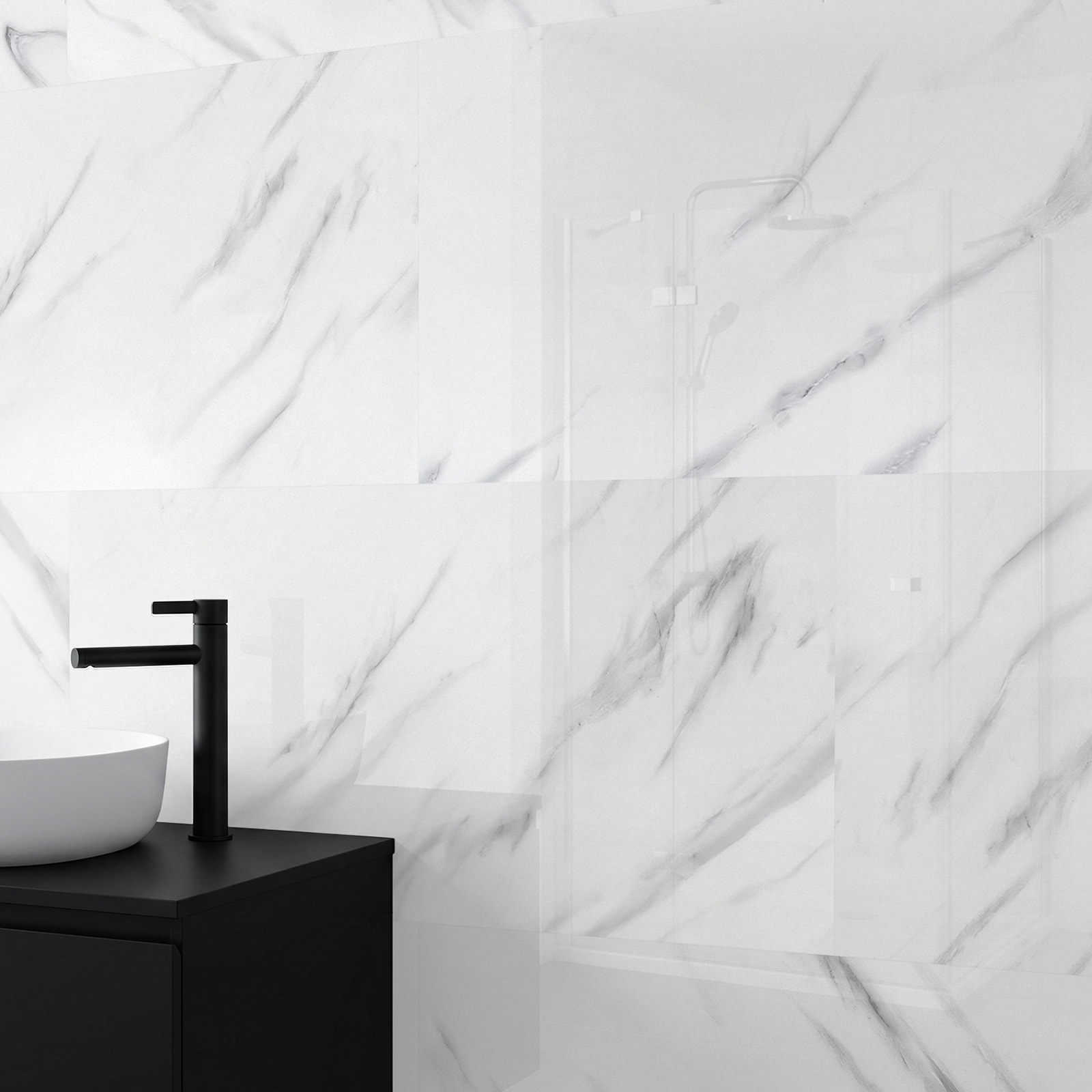 nexwall SPC Wandverkleidung Remura XL Bianco Marble 120cm nexwall SPC Wandverkleidung Remura XL Bianco Marble 120cm