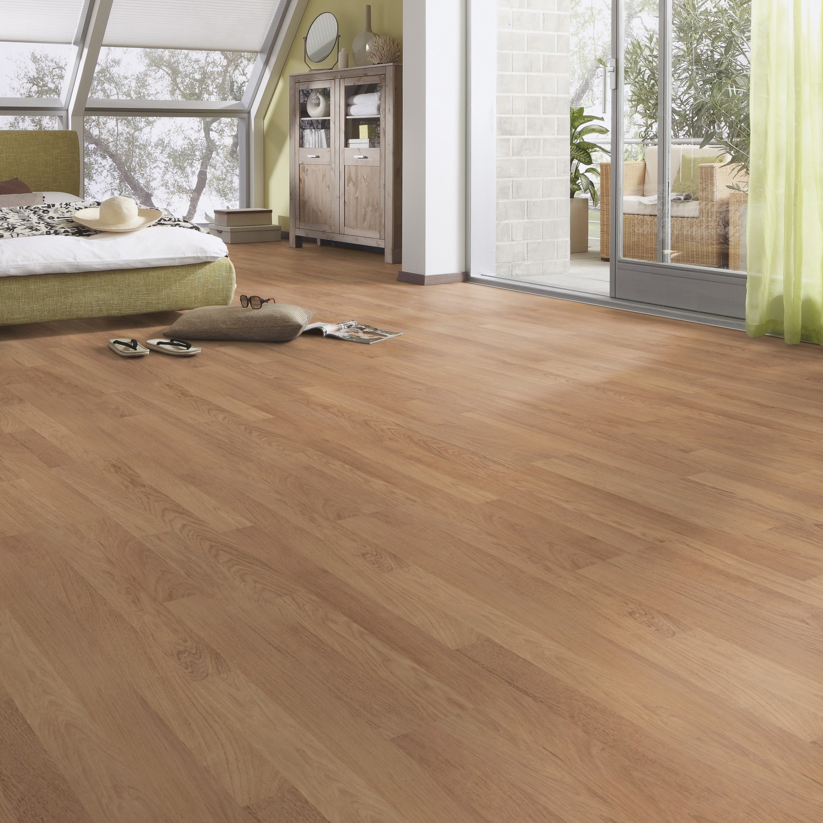 Milieubild Schlafzimmer im modernen Dachgeschoss - MEISTER 600012-1288198-06067