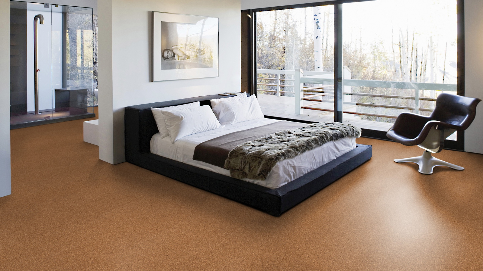 Milieubild Schlafzimmer mit Balkon - Wicanders 80002234