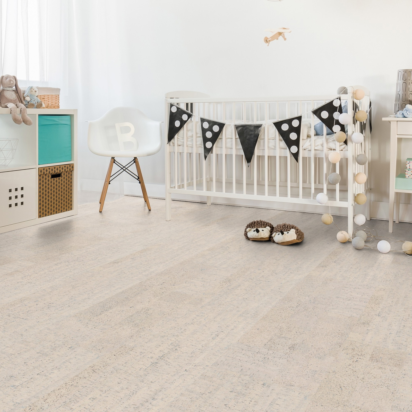 Milieubild Kinderzimmer mit weißer Krippe - Wicanders 80001244