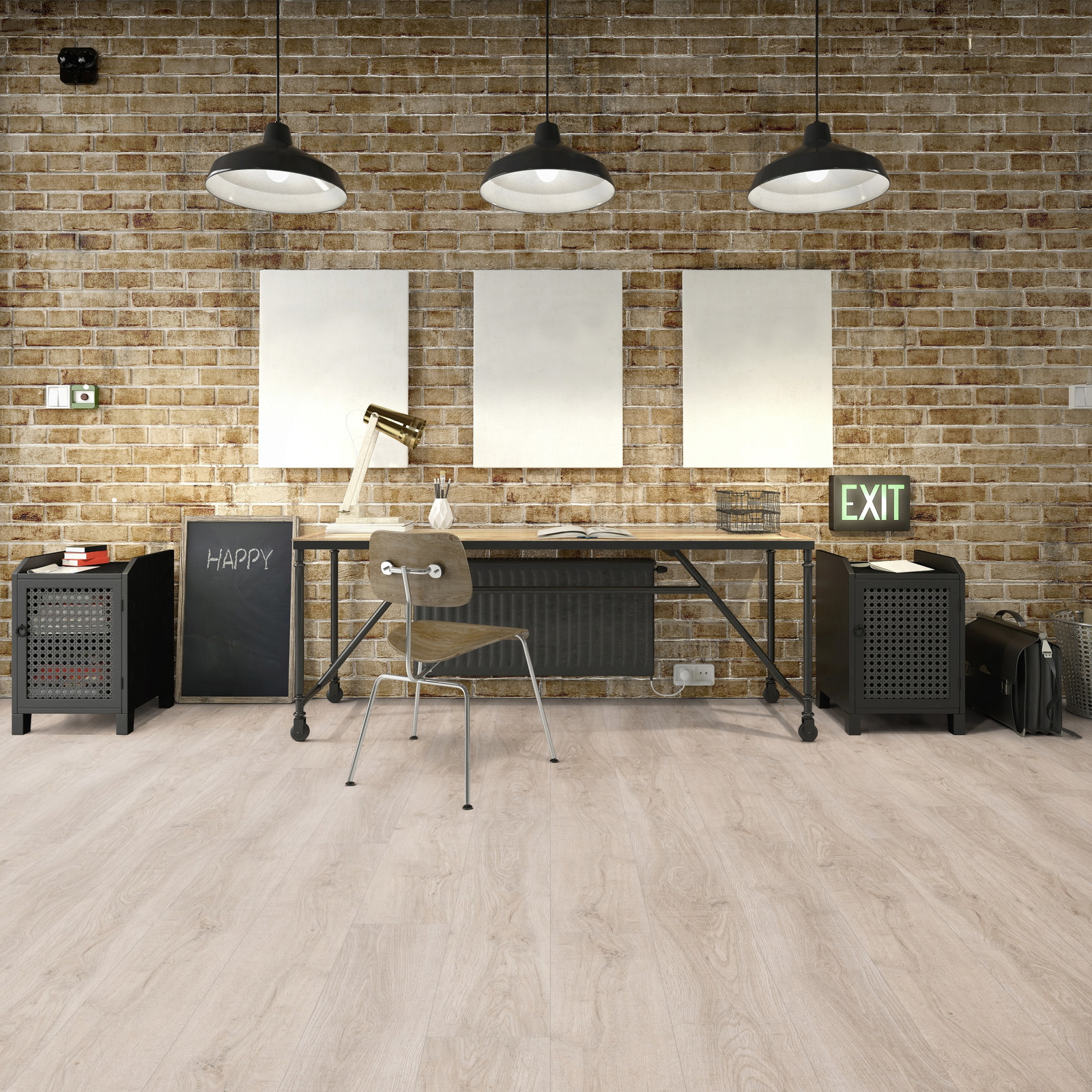 Milieubild Industrielles Wohnzimmer mit Arbeitsbereich - Friends by ter Hürne 1188210001