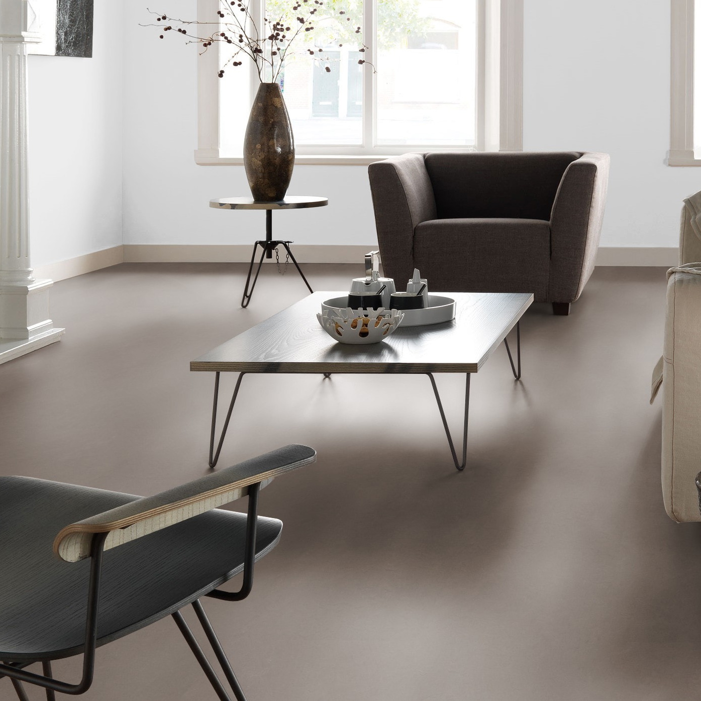 Milieubild Altbau-Wohnzimmer mit Kamin - Forbo Flooring 176502