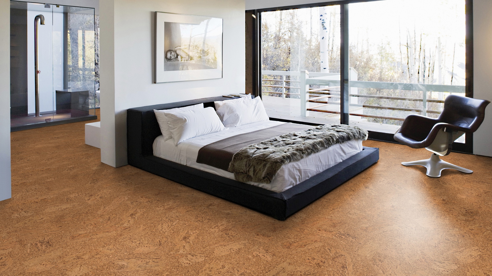 Milieubild Schlafzimmer mit Balkon - Wicanders 80002243