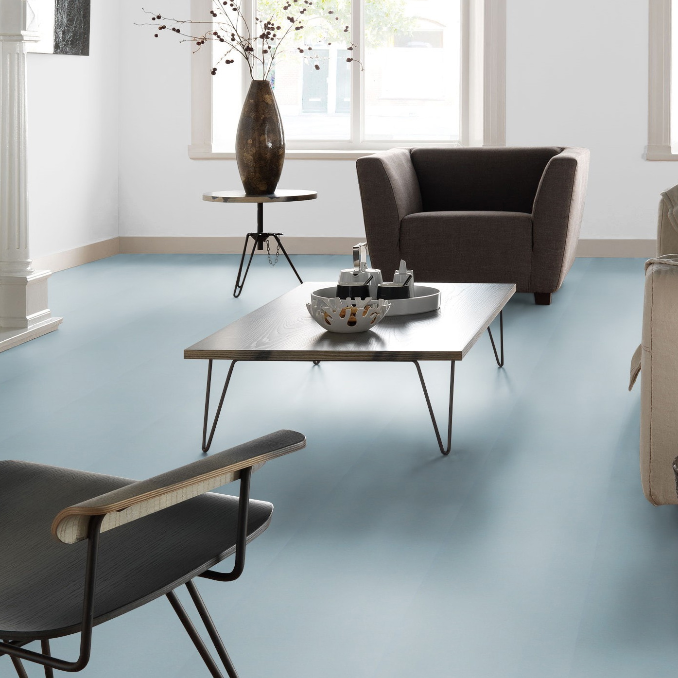 Milieubild Altbau-Wohnzimmer mit Kamin - Forbo Flooring 176484