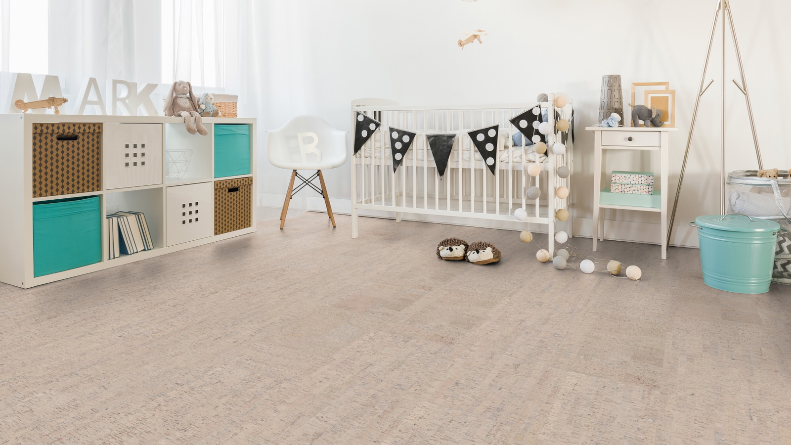 Milieubild Kinderzimmer mit weißer Krippe - Wicanders 80001288