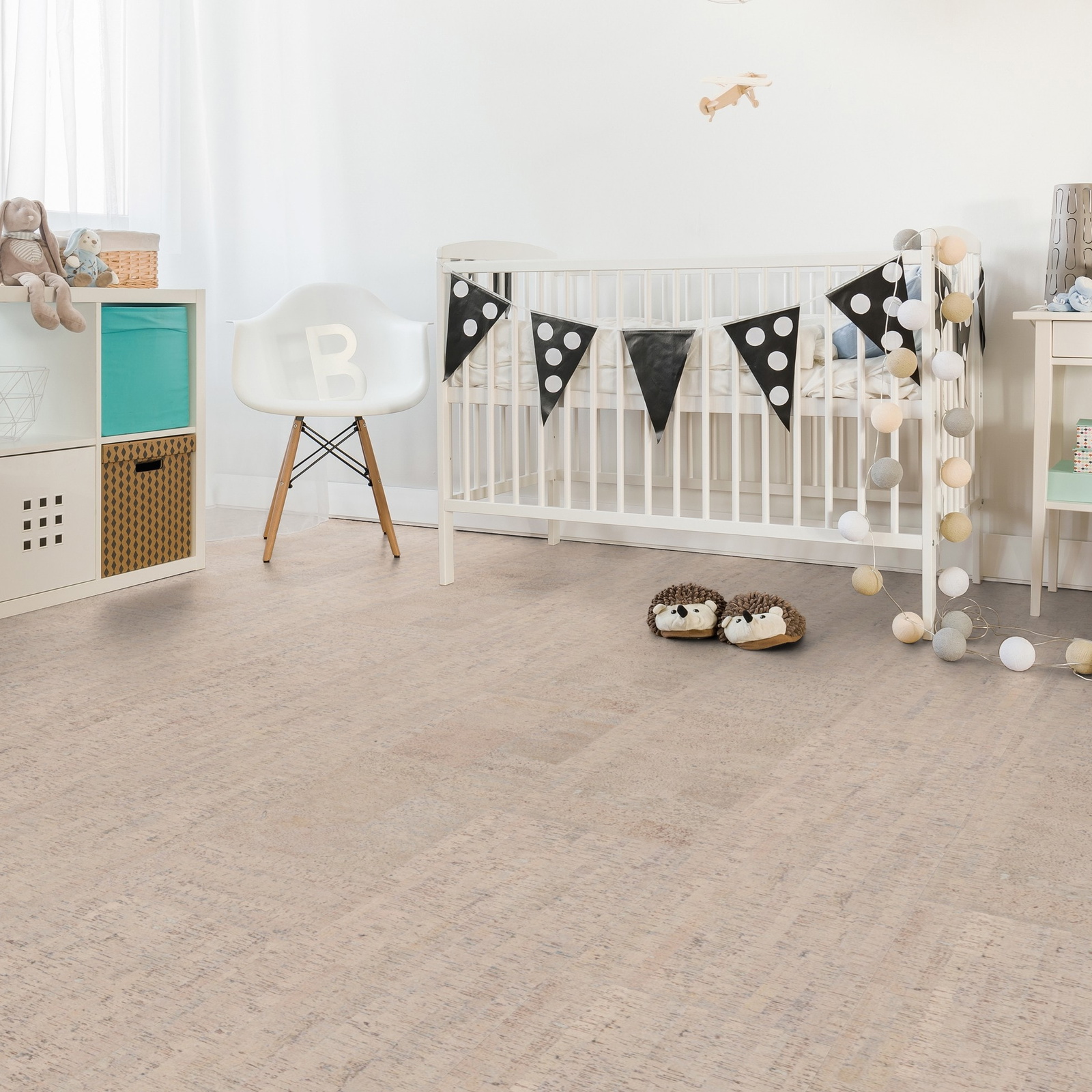 Milieubild Kinderzimmer mit weißer Krippe - Wicanders 80001288