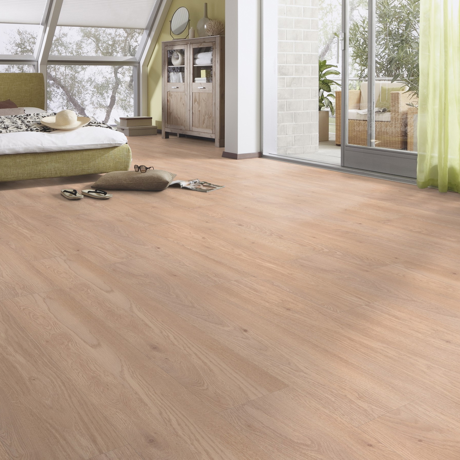 Milieubild Schlafzimmer im modernen Dachgeschoss - MEISTER 600015-1288198-07015