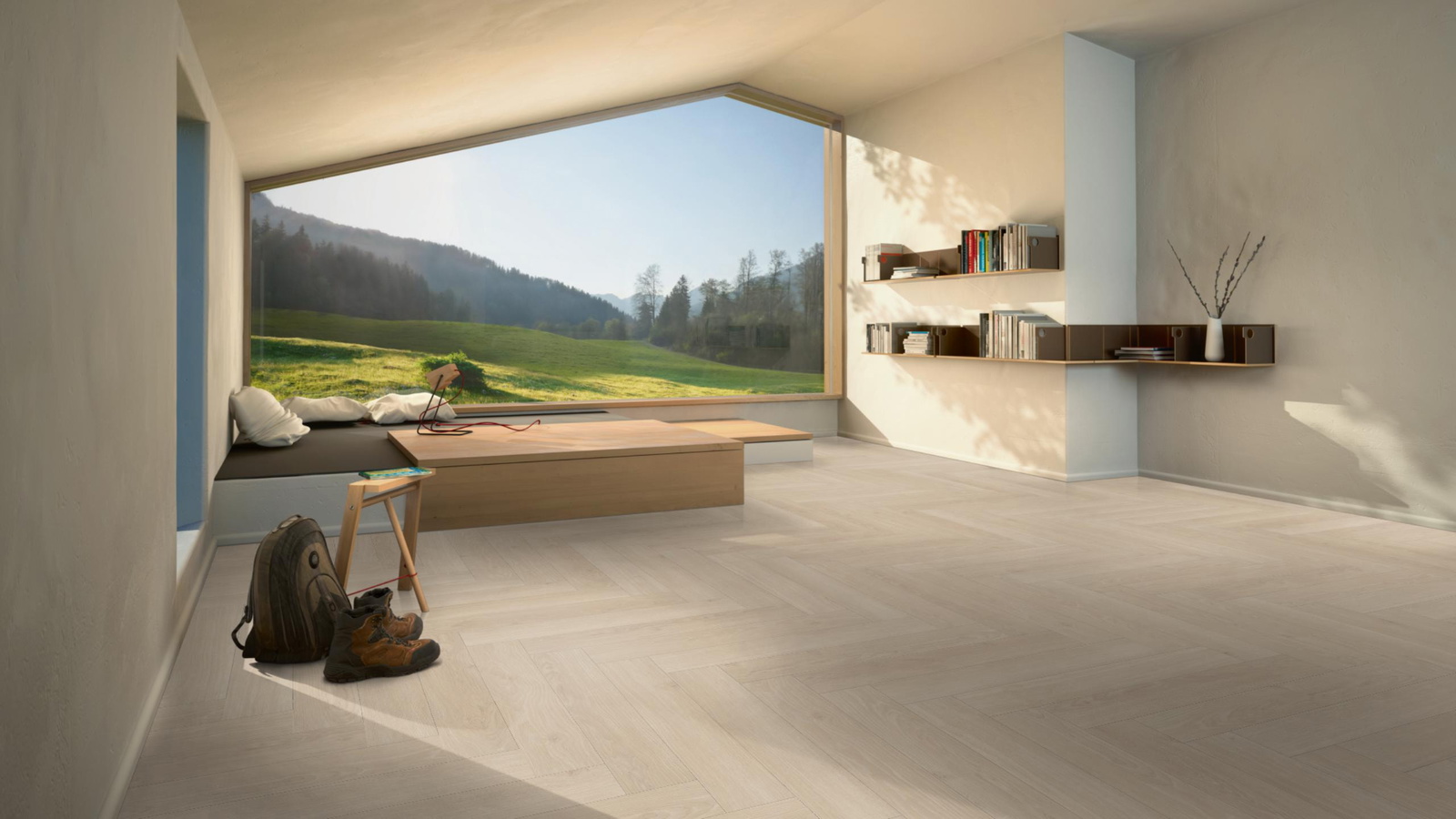 Milieubild Moderne Hütte mit Blick in die Natur - Parador 1747863