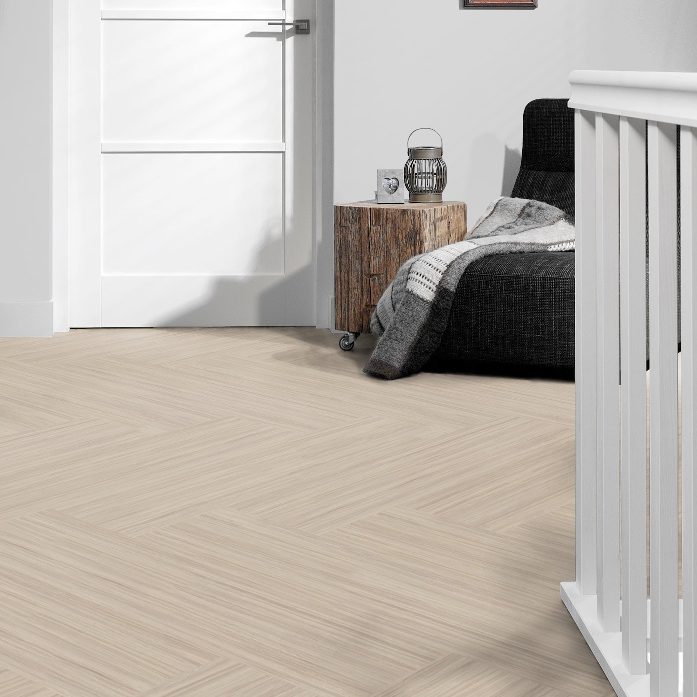 Milieubild Flur mit Treppenlauf - Forbo Flooring 168299