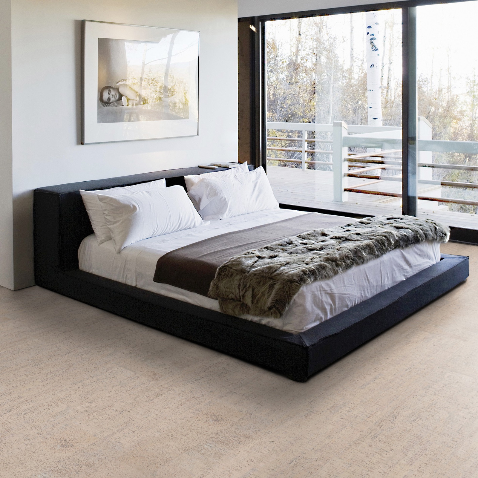 Milieubild Schlafzimmer mit Balkon - Wicanders 80001288