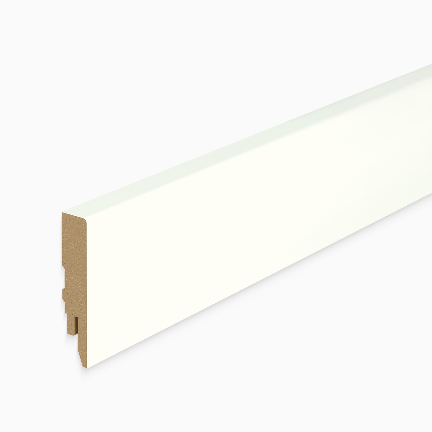 ter Hürne Sockelleiste 80/16mm SKL G80 MDF Verkehrsweiß 006