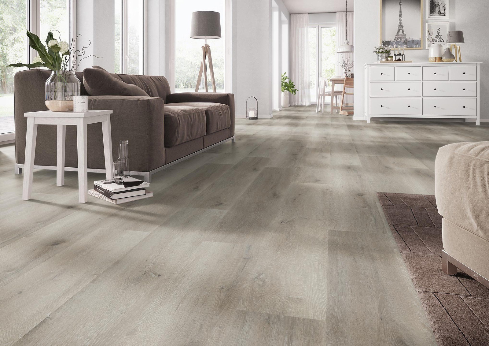 Milieubild Wohnzimmer mit Couch - nexflor NXF-20030-004